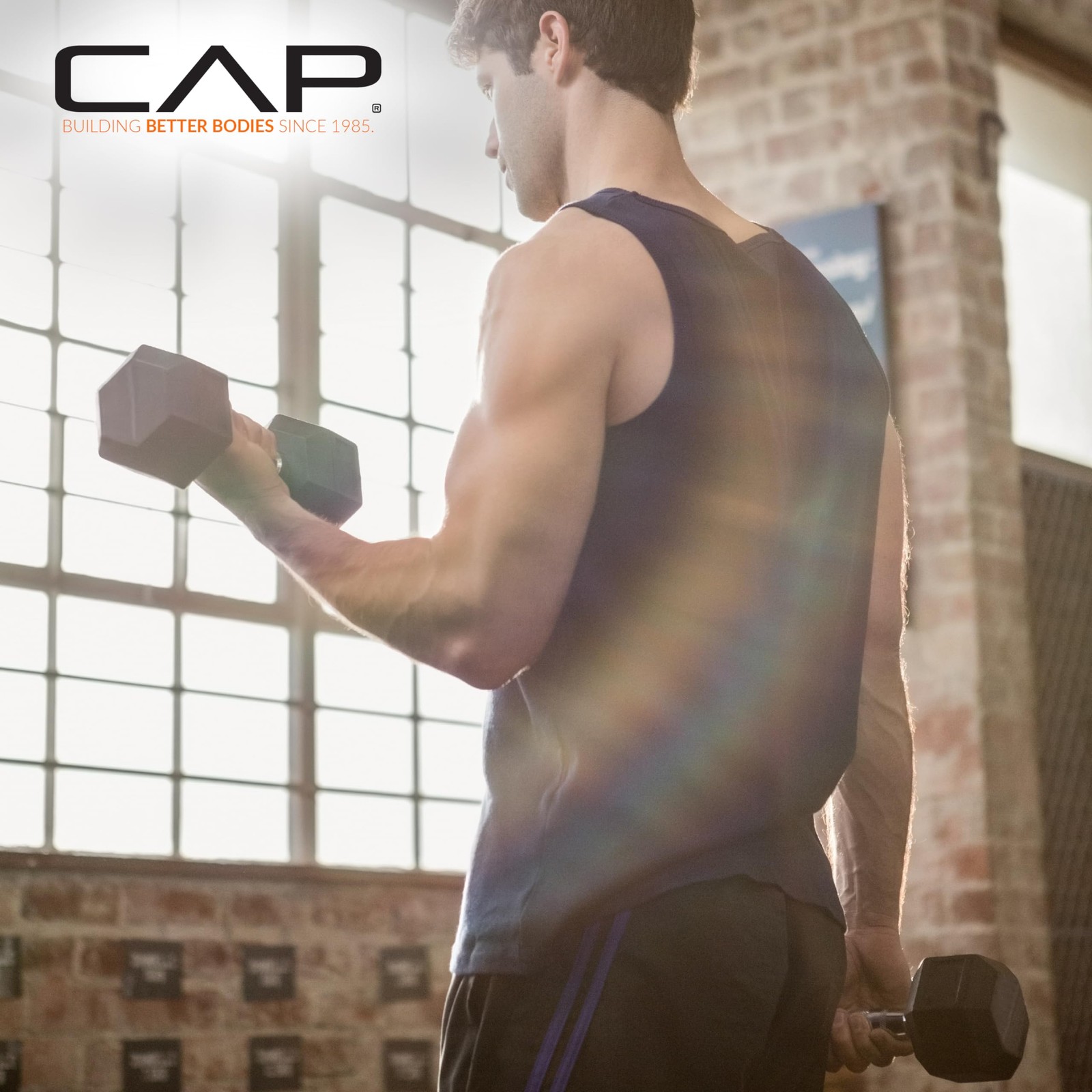 Cap Coated Hex Dumbbell Weight