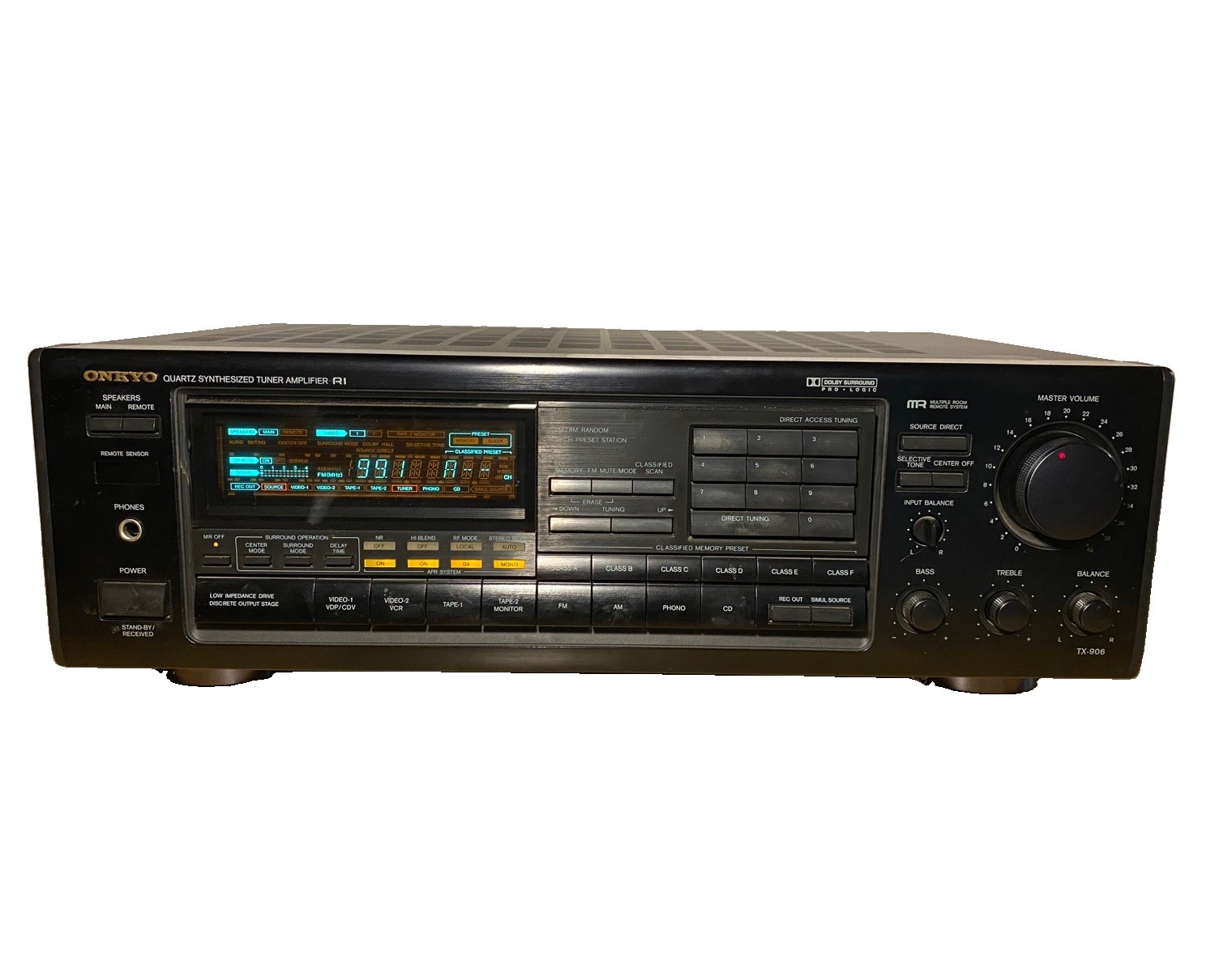 ​Vintage Onkyo TX-906 Audio Video Control Tuner Amplifier Receiver