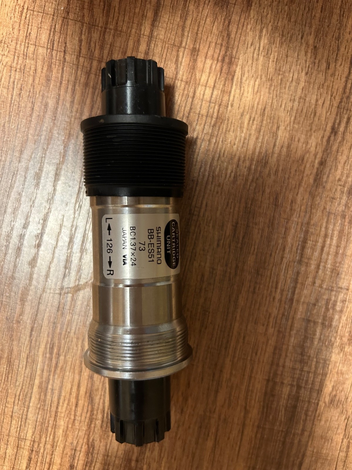 SHIMANO BB-ES51 BOTTOM BRACKET 1.37x24 73mm 126mm L-R OCTALINK