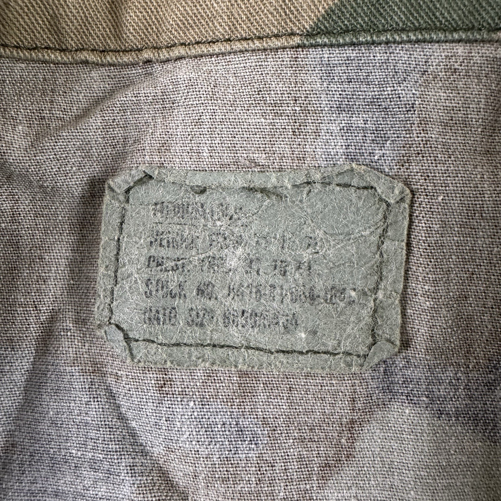 Vintage US Army Woodland BDU Jacket Airborne Infantry Officer COKER Large