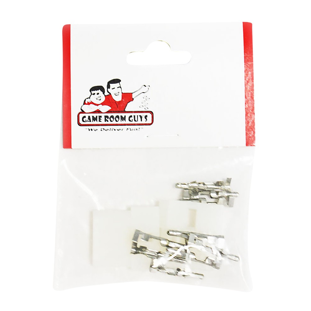 Molex Male 4 Pin Arcade Pinball Plug with Pins - .093 - Set of 2