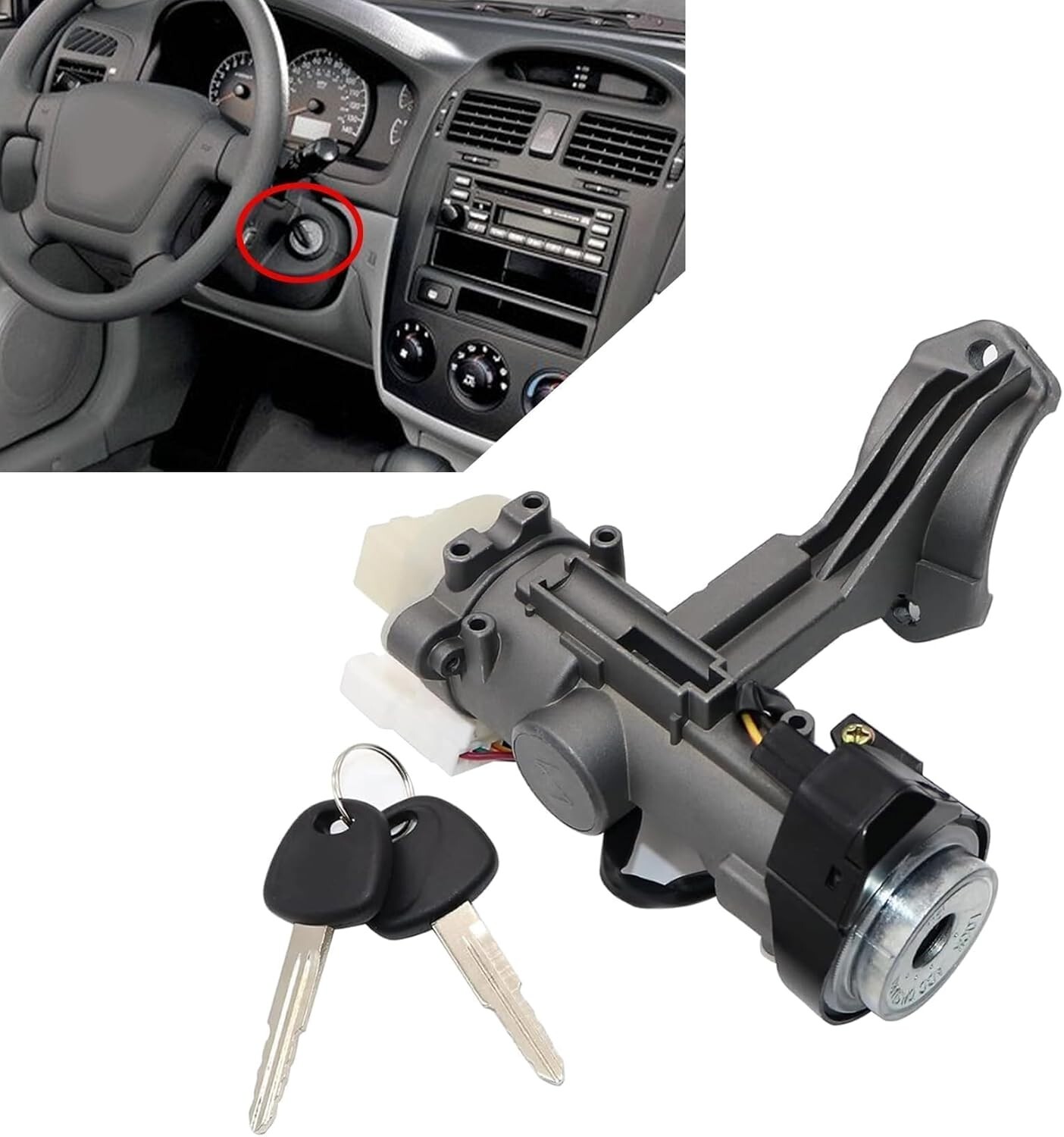 Ignition Lock Cylinder Switch Assembly w/ key For Kia Spectra 2.0L 2004-2009 NEW