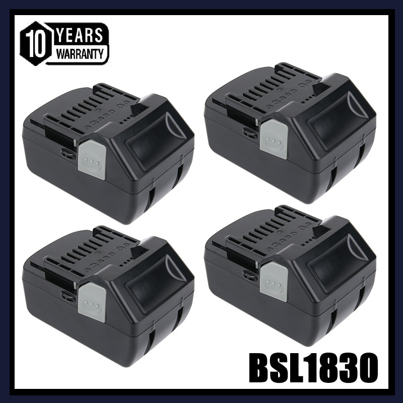 Li-Ion Battery 18V For Hitachi BSL1830 BSL1815 BSL 1815X BSL1815S, BSL1830C New