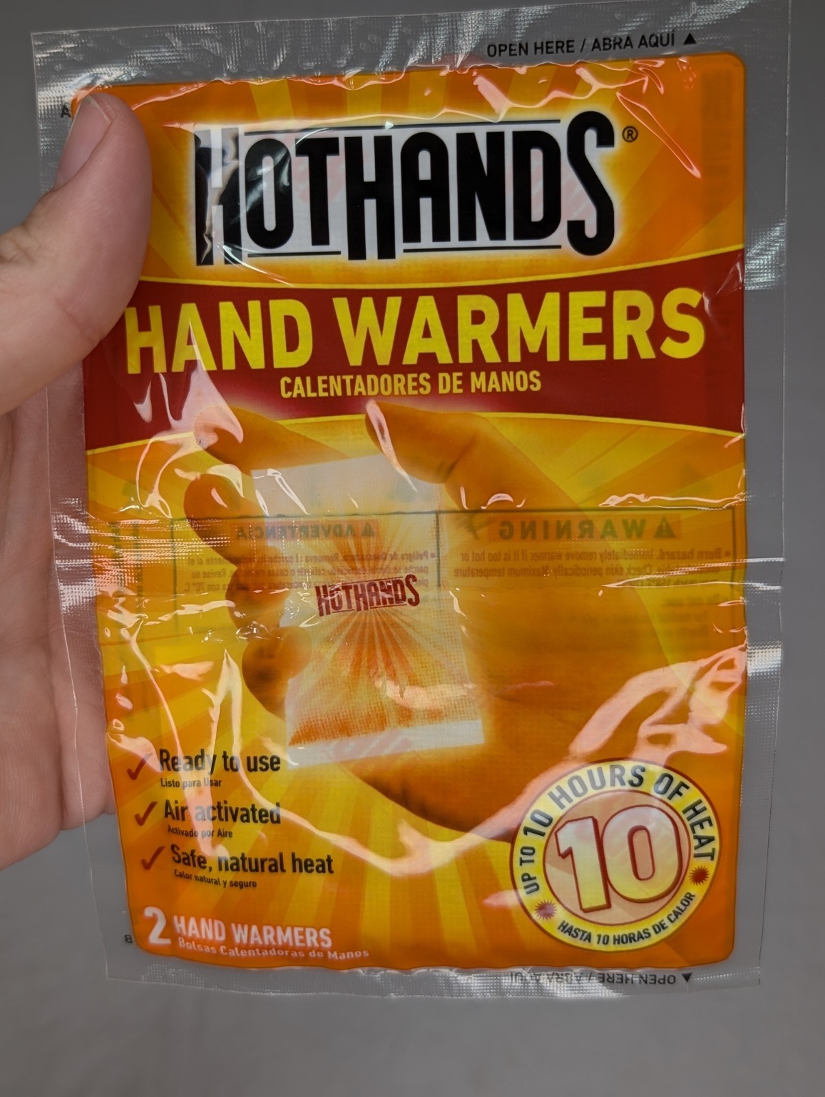 HotHands Hand Warmer 10 Hours Work Well Long Lasting A Pair In Each Pack