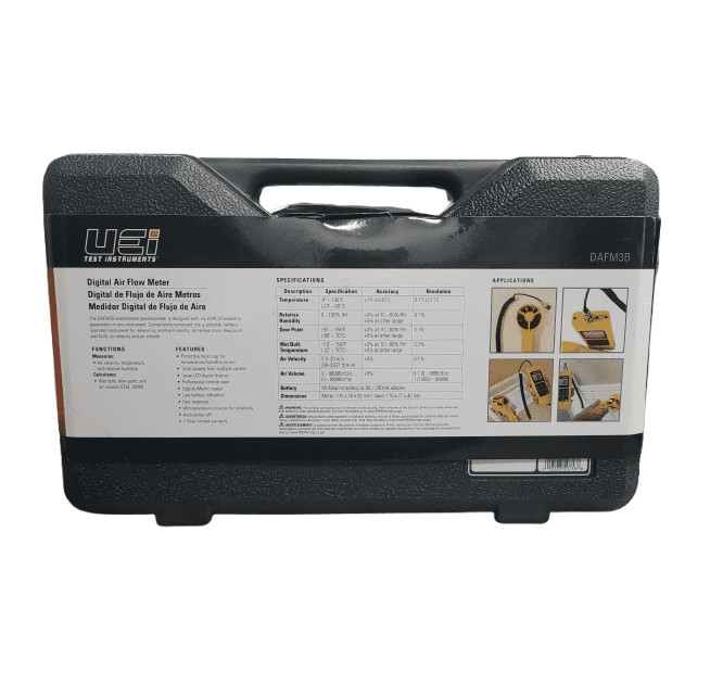 UEi Test Instruments Digital Air Flow with Humidity Tester