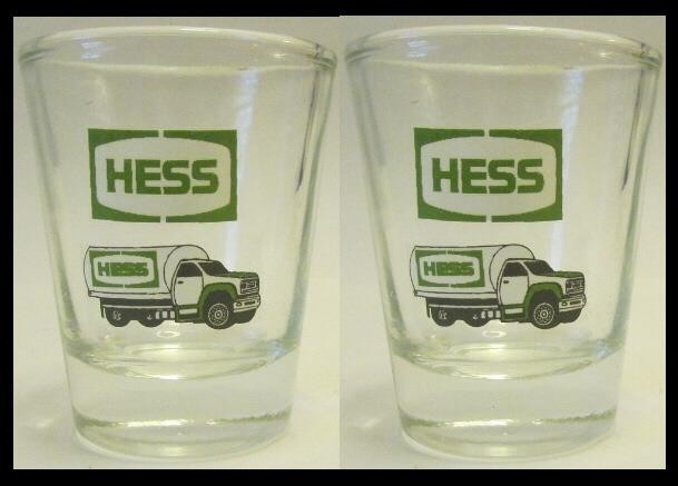 Set of 2 Hess Gasoline 1½oz. Shot Glasses #2