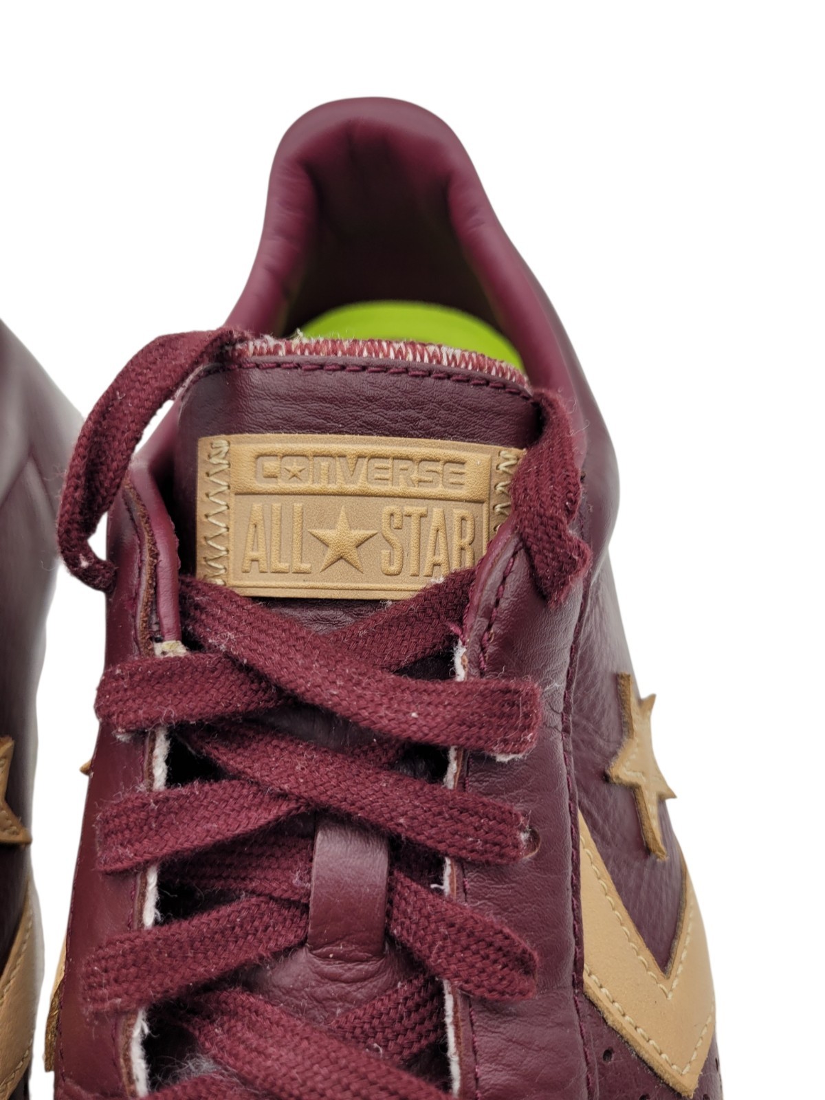 Mens Sz 9 Womens Sz 10.5 - Converse Pro Leather 76 Ox Deep Burgundy 155665C