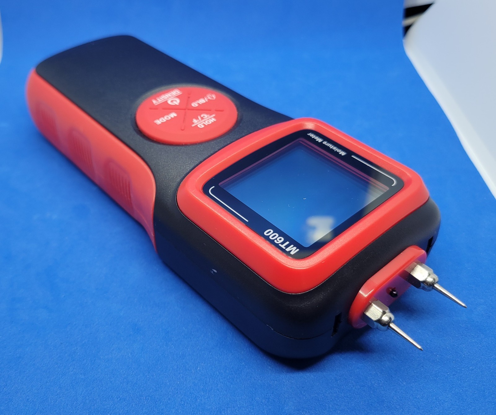 Wood Moisture Meter Detector MT600 Screen Red