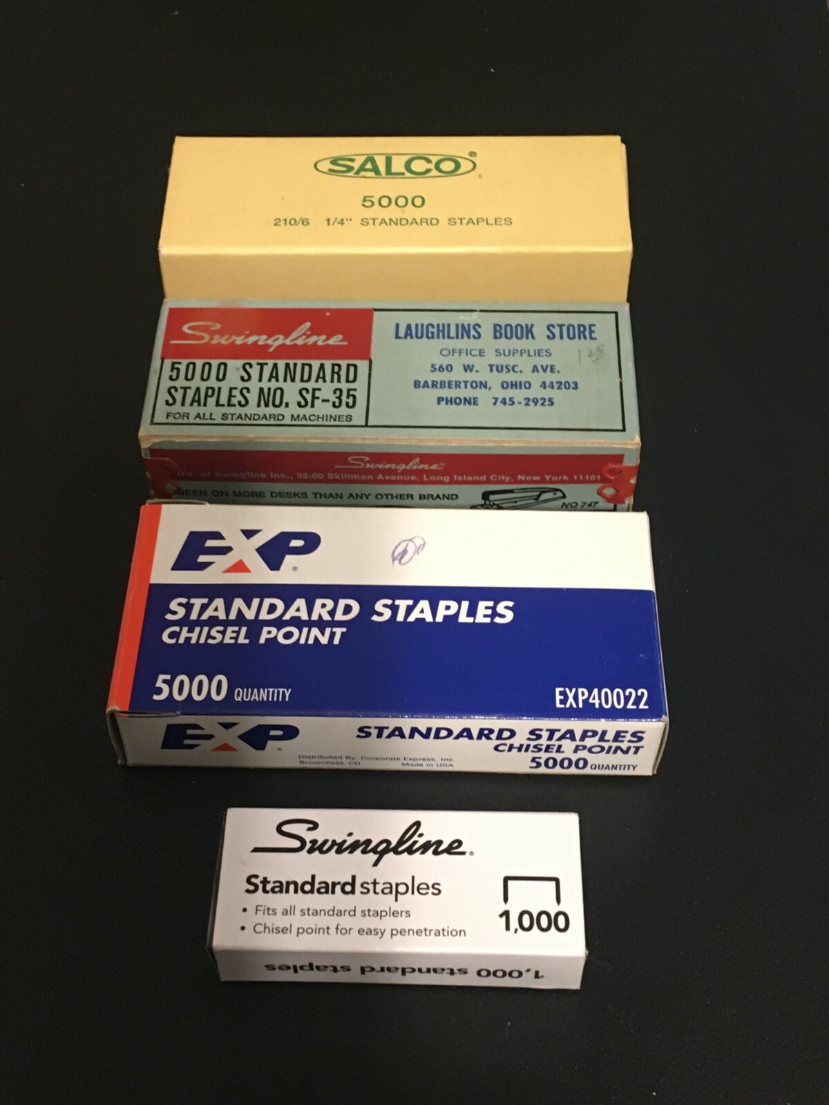 Open Partial Box Standard Strip 1/4" Chisel Point - 13,000 Staples Approximately