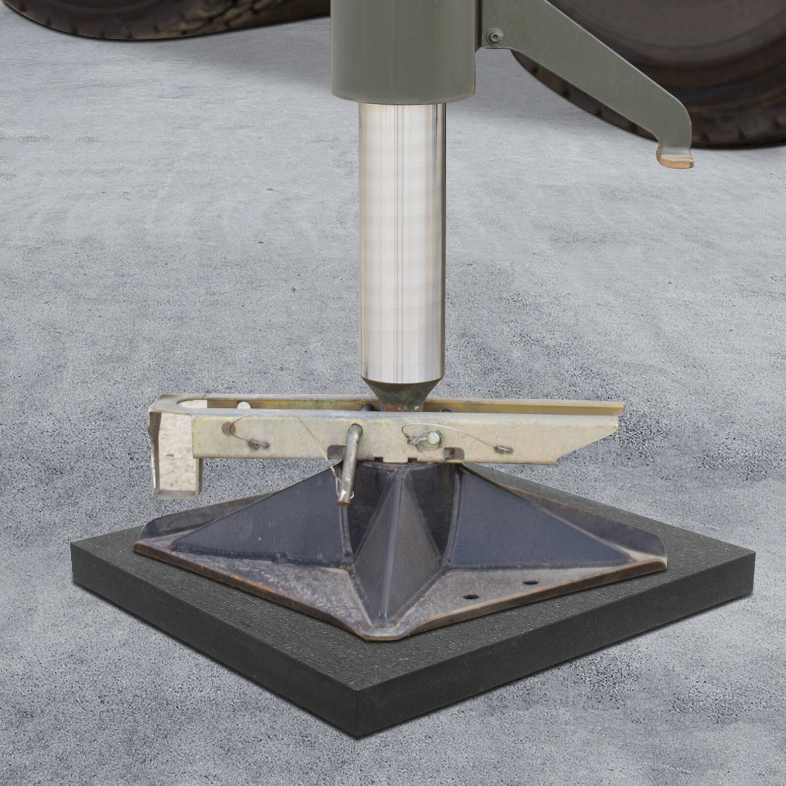 Medium Size Support Pad Heavy Duty Stabilizing Block Square Support Pad w/Handle