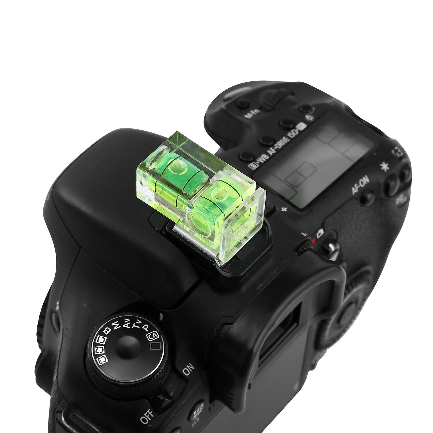6 Pack Camera Hot Shoe Bubble Level 1 Axis 2 Axis Clear Level Set