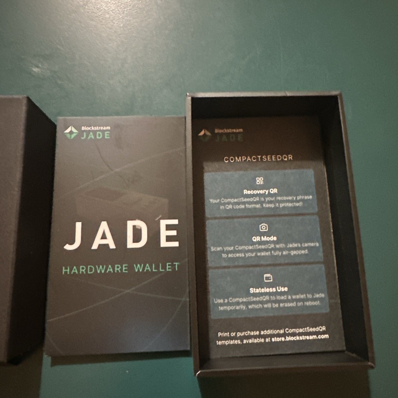 Blockstream JADE Bitcoin Hardware Wallet BTC Crypto - Yellow Orange