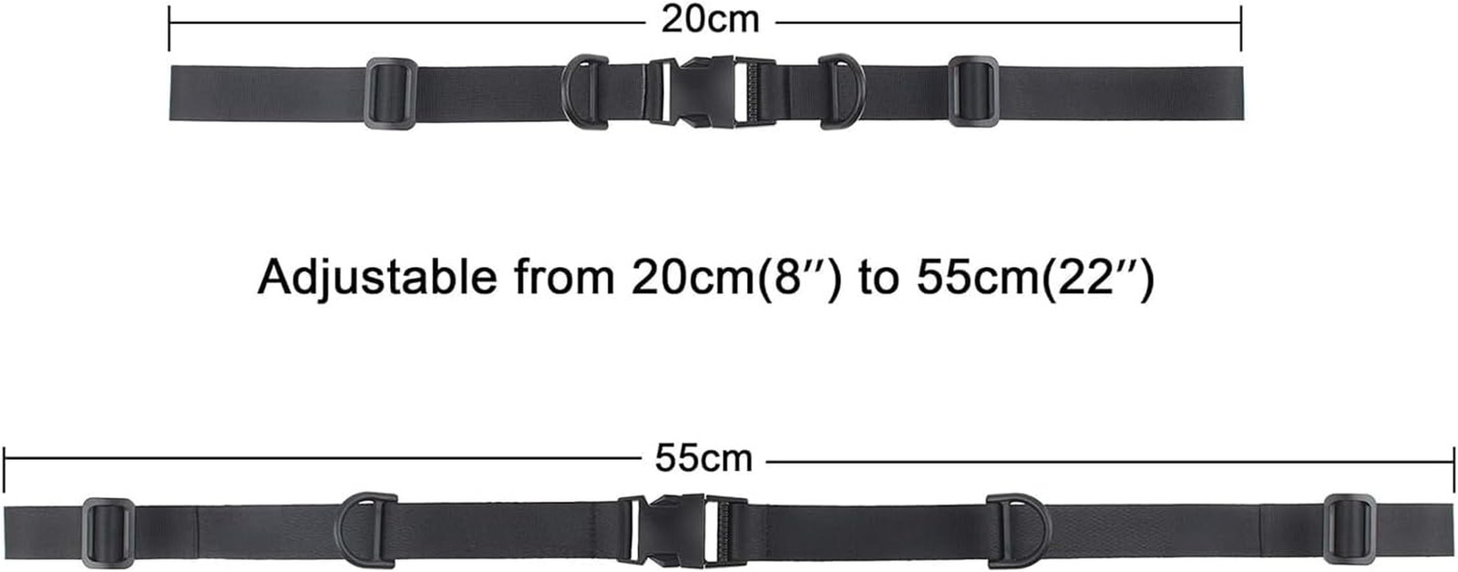 3 Pack Backpack Chest Straps, Heavy Duty Adjustable Universal Backpack Sternum S