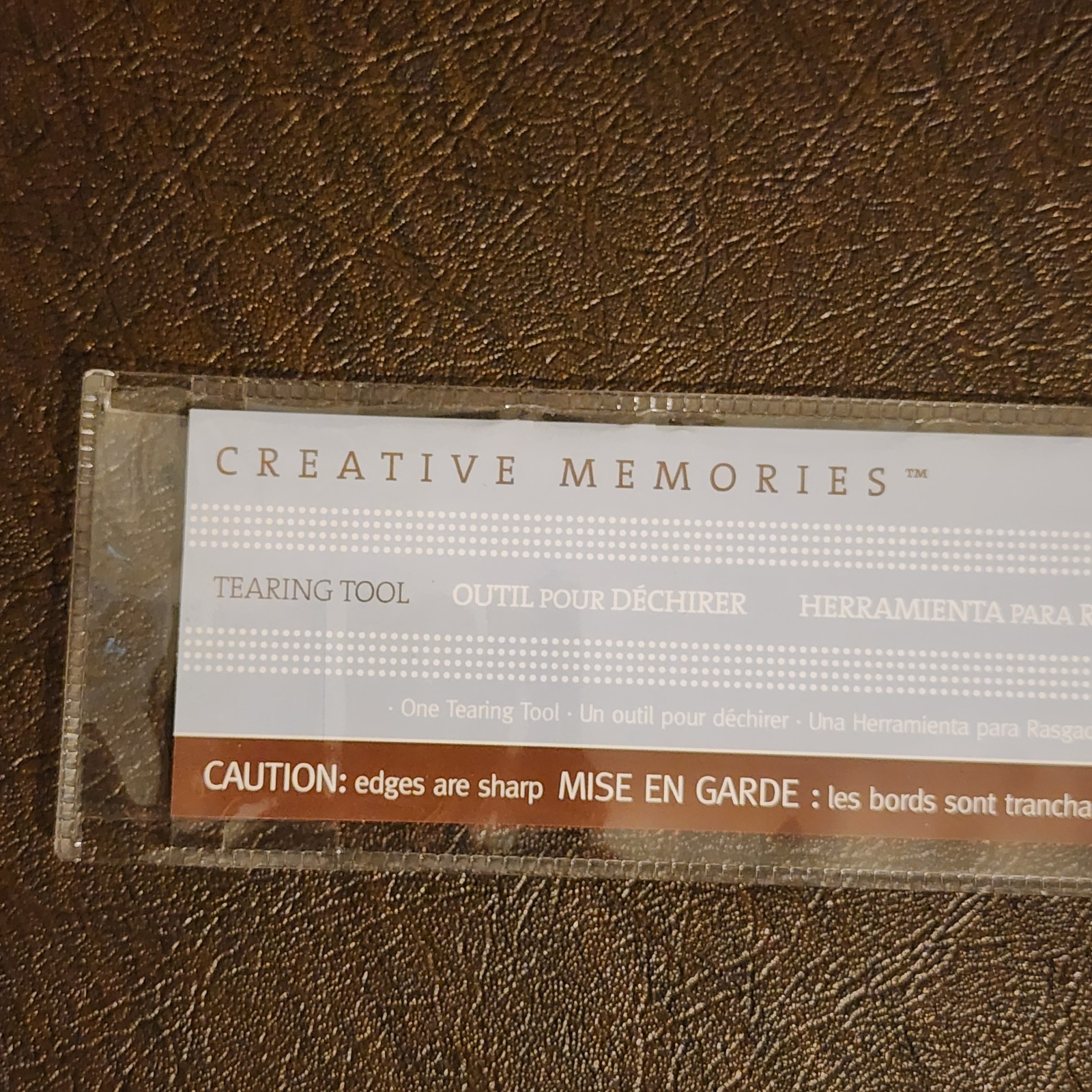 2008 NOS Creative Memories Decorative Pattern Tearing Tool Scrapbooking Edge