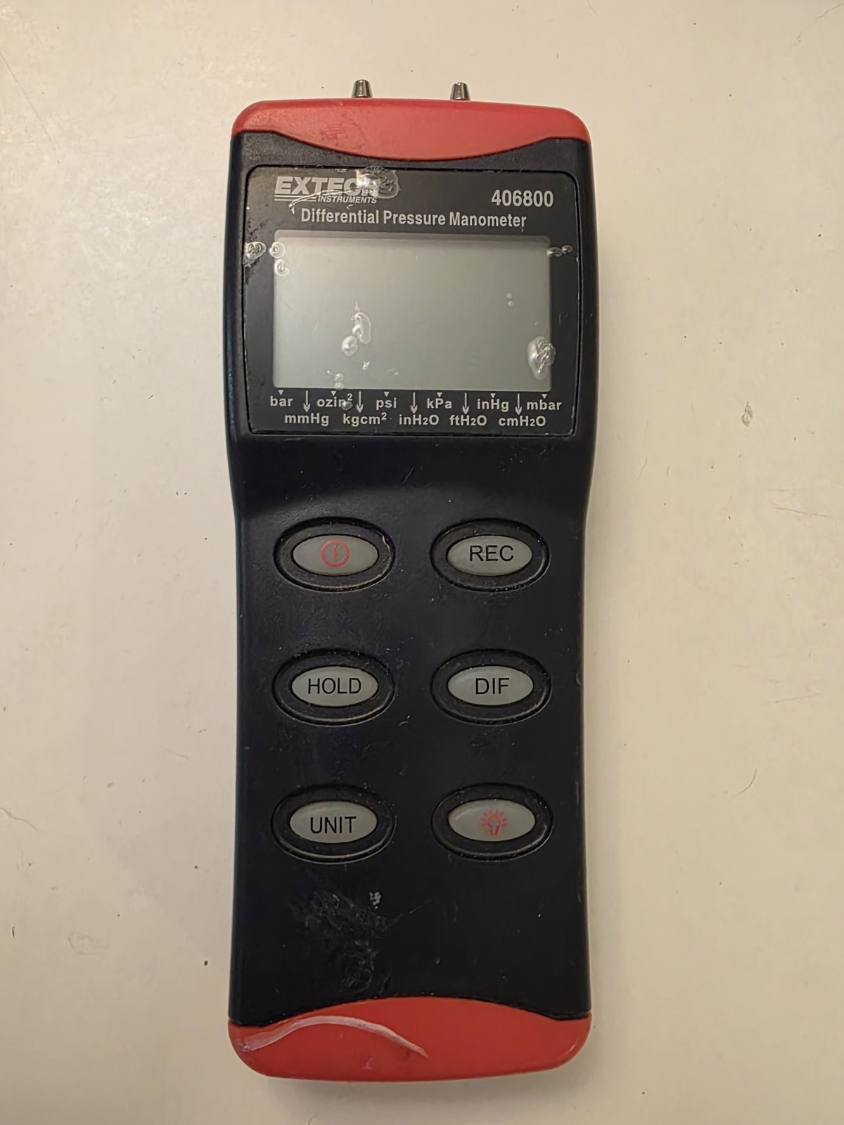 Extech Instruments Differential Pressure Manometer with hard case manual 406800