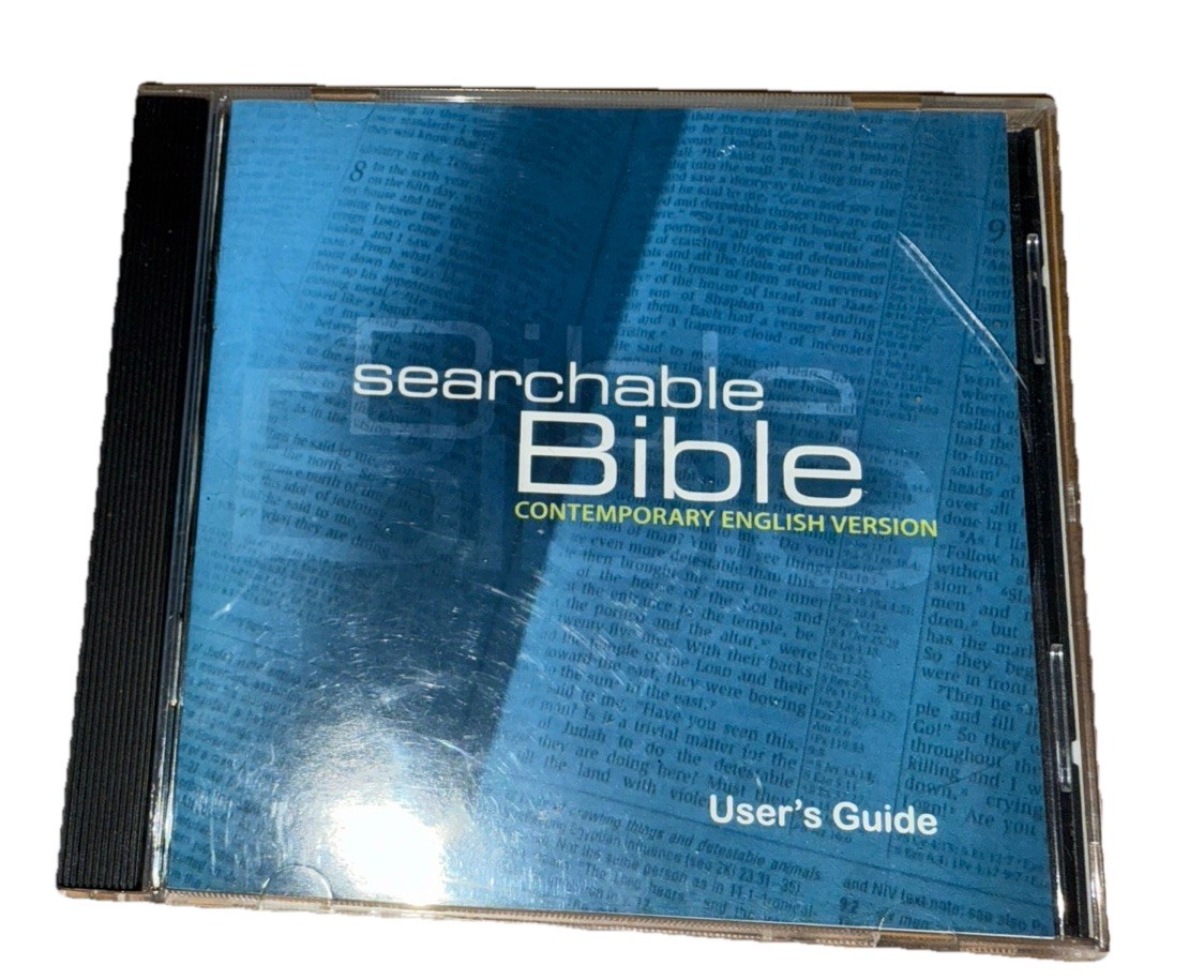Searchable Bible contemporary English version user’s guide CD