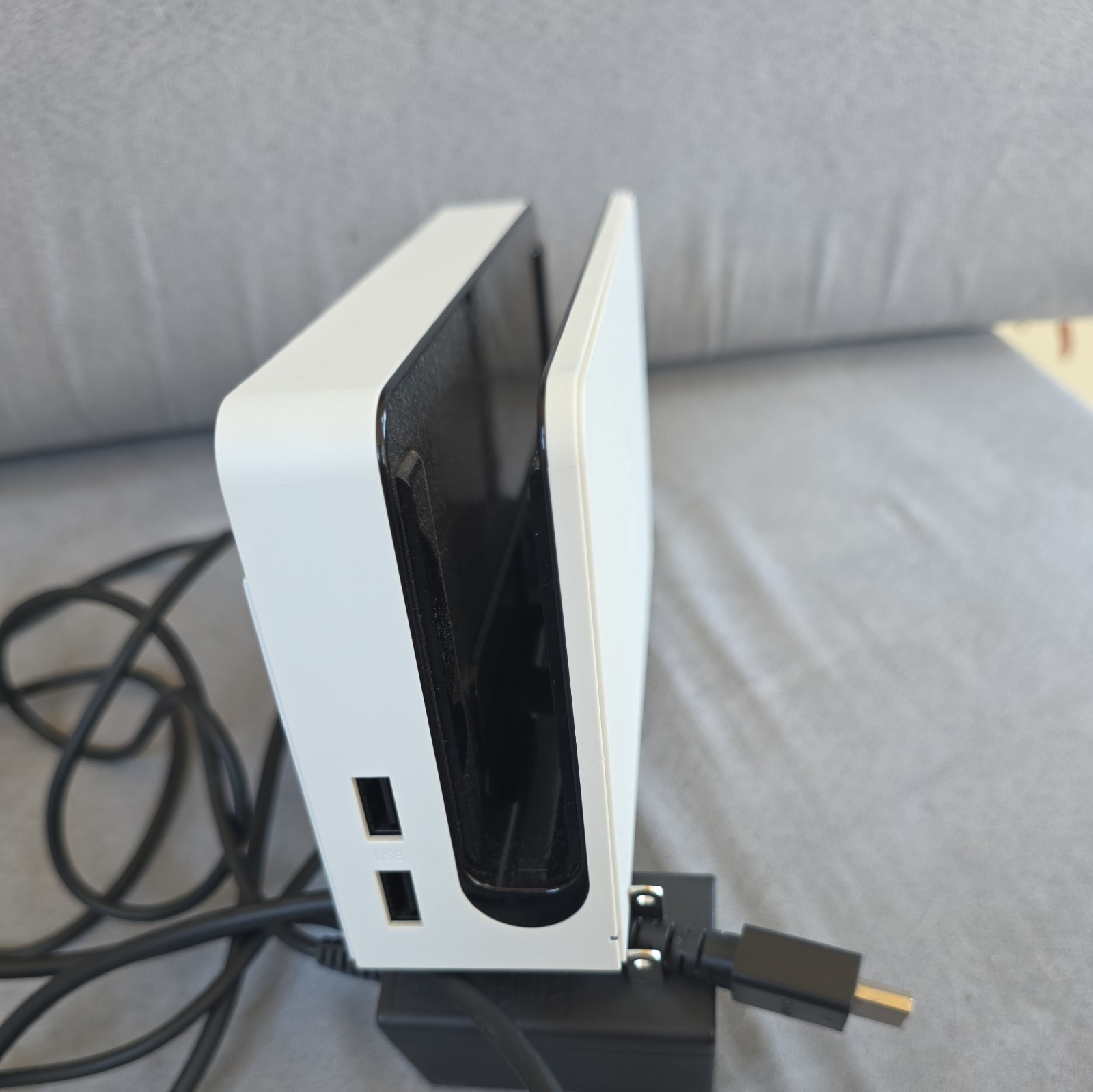 Nintendo Switch OLED Dock + AC Adapter + HDMI Cable White Official