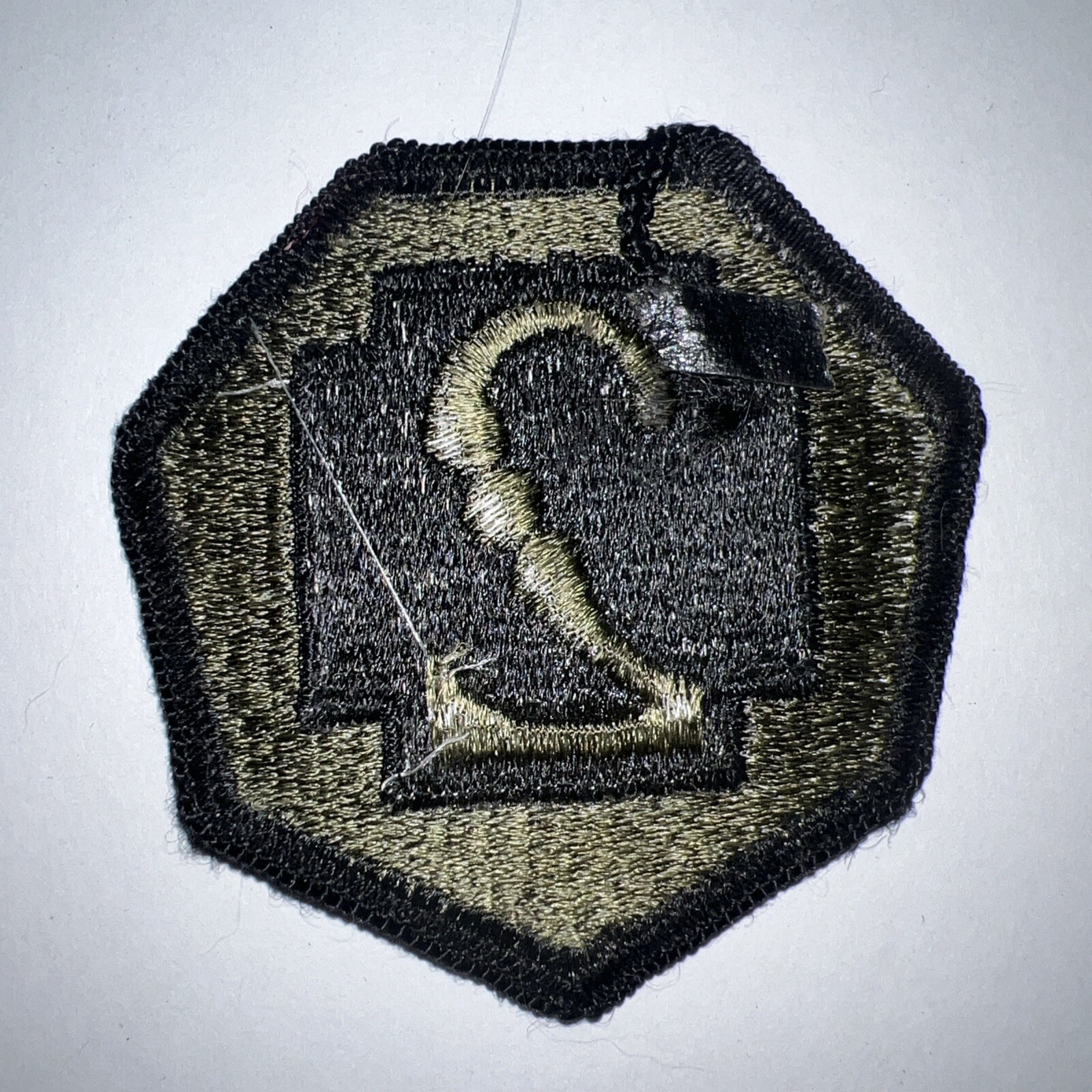 US Army 7th Medical Command Patch Cold War Germany USAREUR Subdued