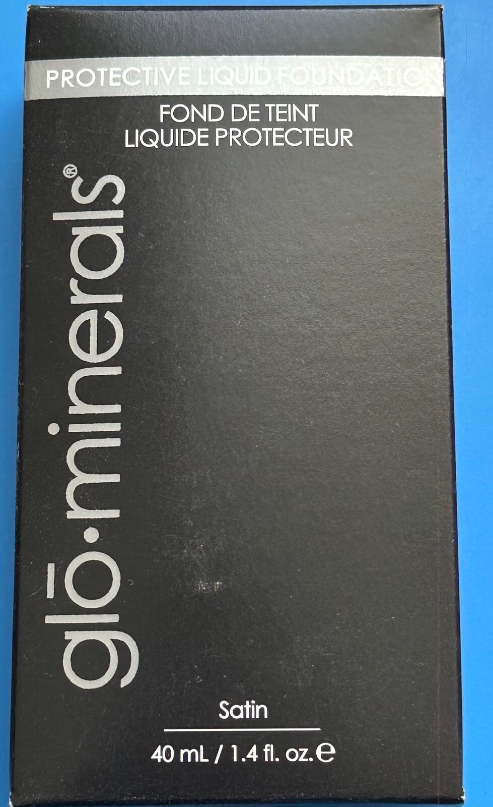 glominerals gloProtective Liquid Foundation Satin Natural Fair 1.4 oz 40 ML
