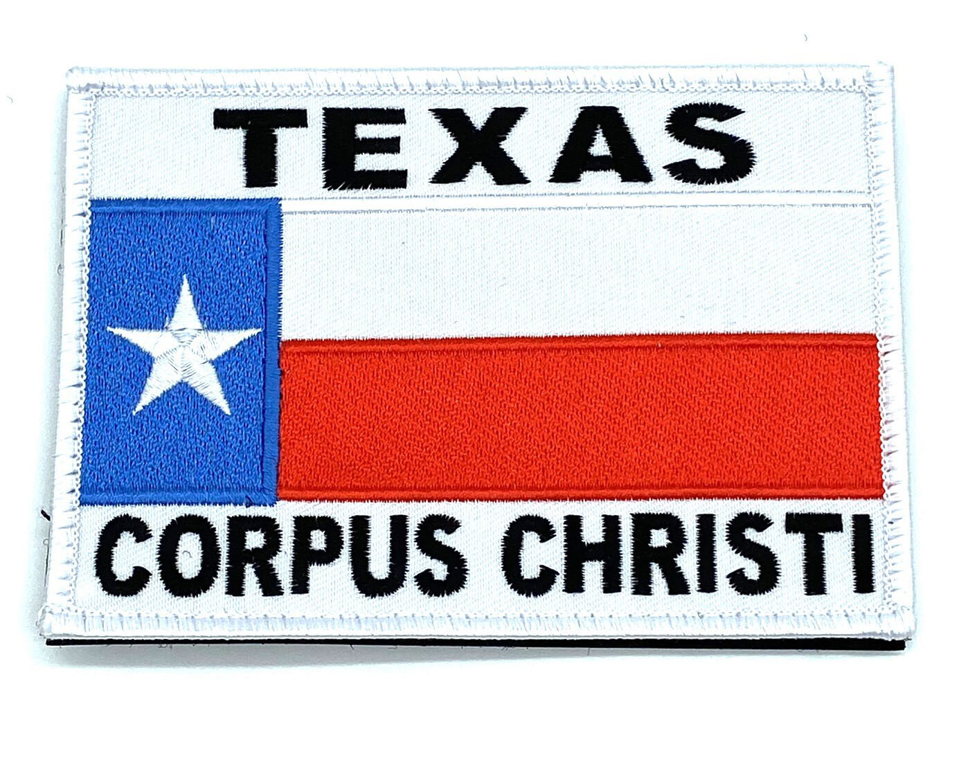 Corpus Christi Texas Patch –Plastic Backing, Sew on,  4.5"x3.5"