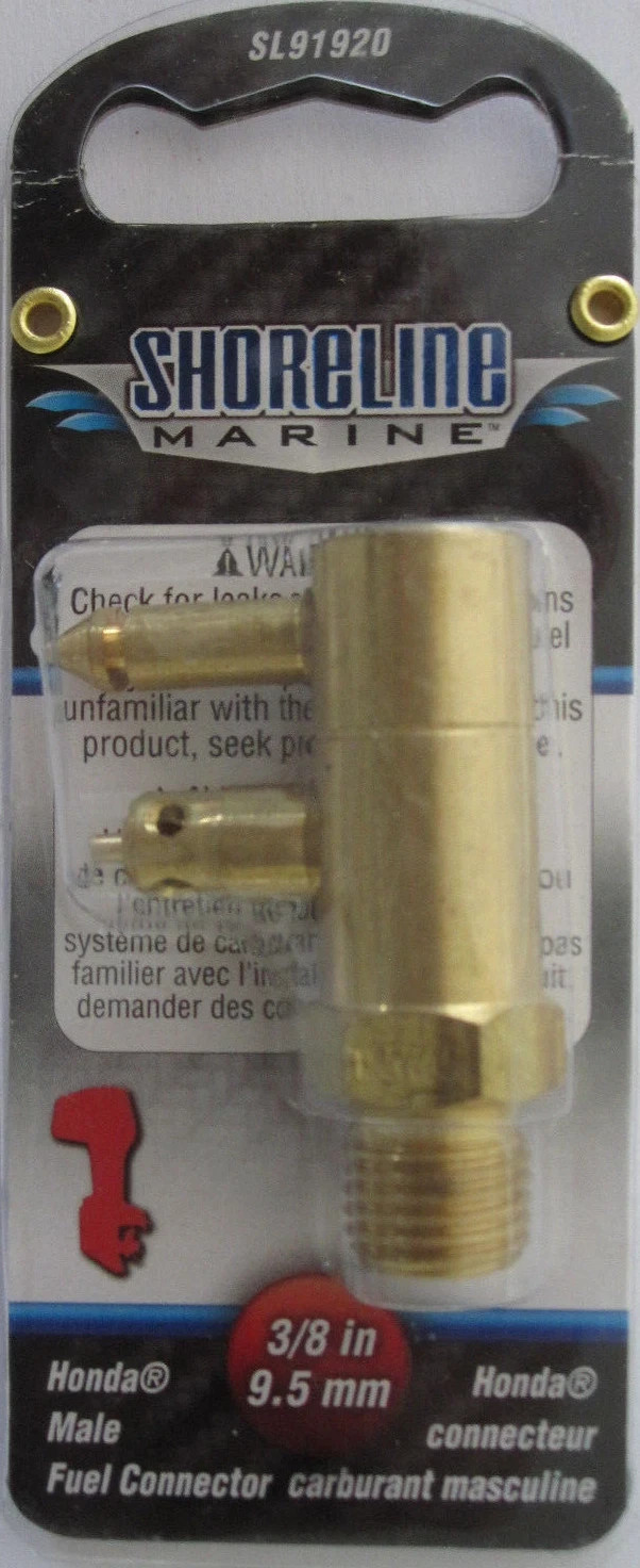 SHORELINE MARINE Honda Male Fuel Fitting - 3/8"