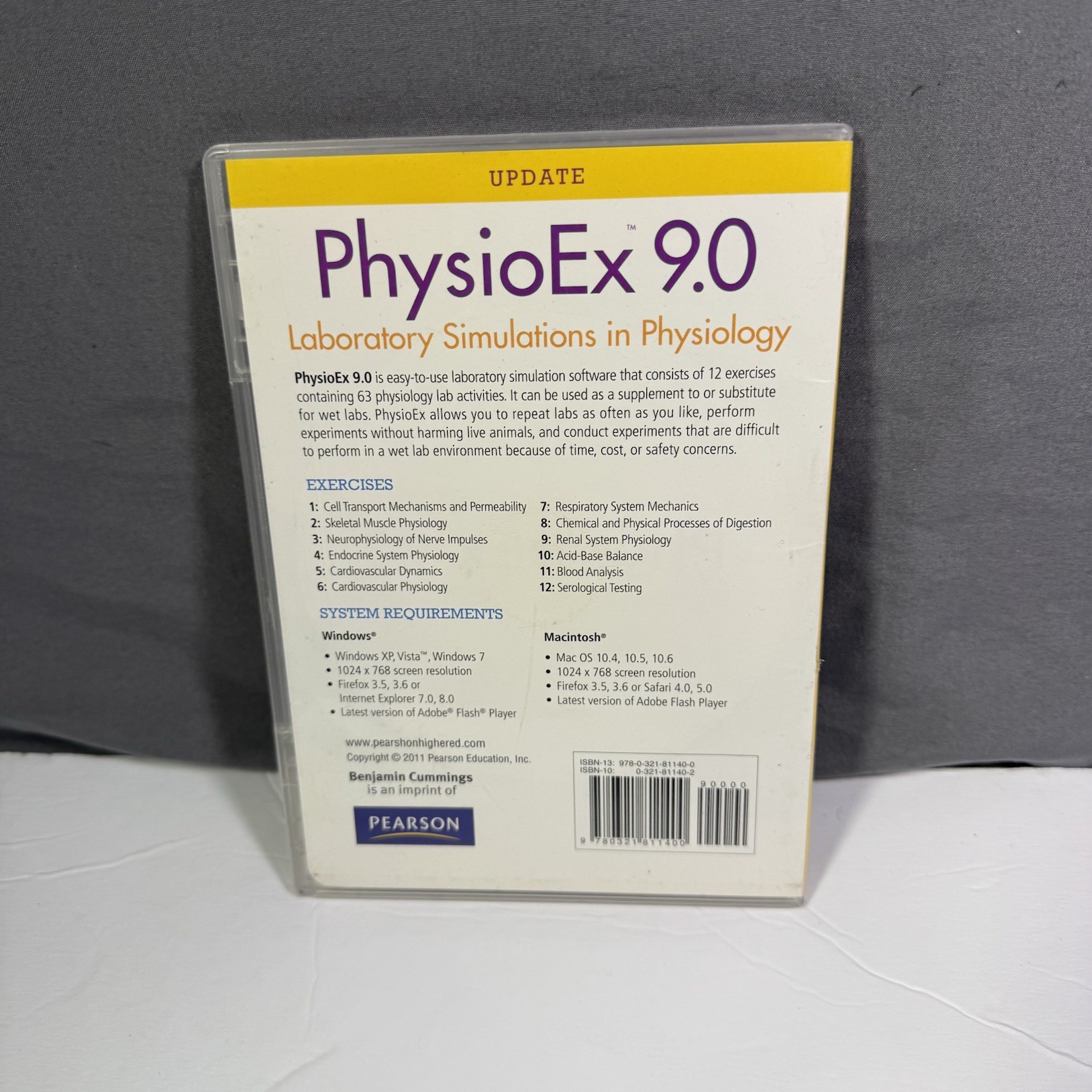 PhysioEx 9.0: Laboratory Simulations in Physiology Update Software Windows/Mac🔥