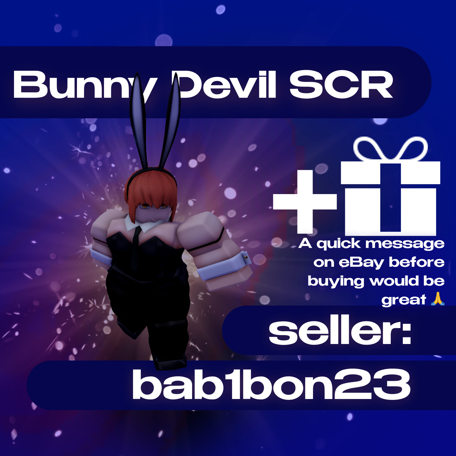 Roblox - YBA / Your Bizarre Adventure - Bunny Devil SCR