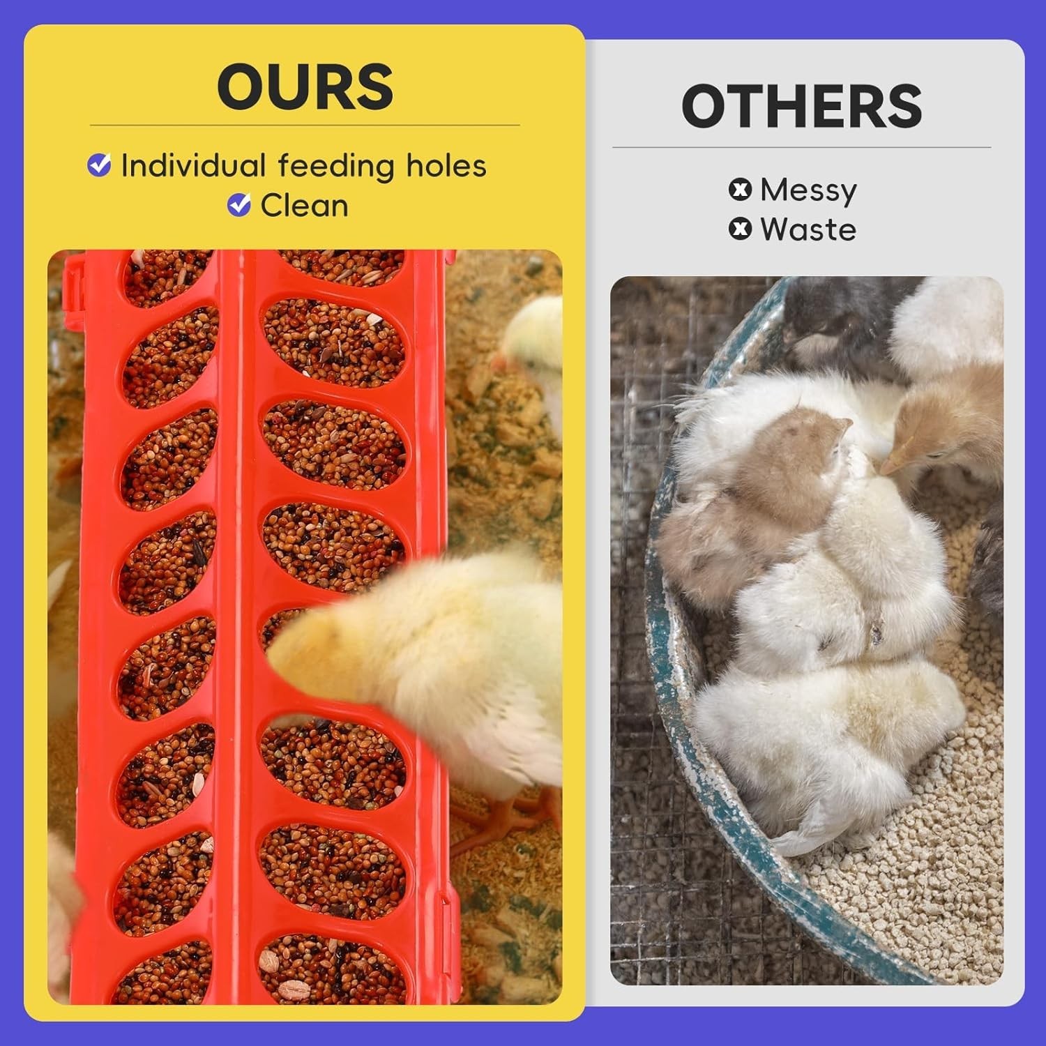 Chick Brooder Box for Chick Starter Kit, Brooder Pen/Chicken Supplies Brooder...