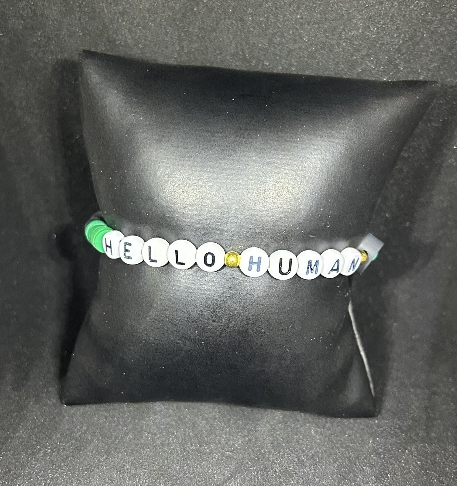 Hello Human (Alien) Heishi Bracelet