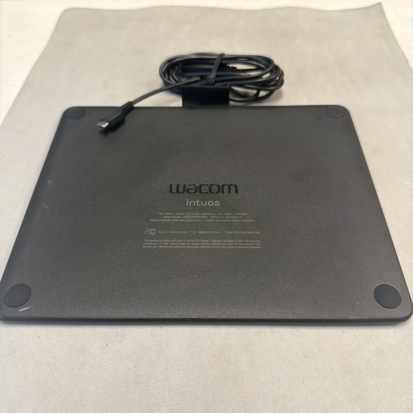 Wacom Intuos CTL-4100 Small Drawing Tablet - Black