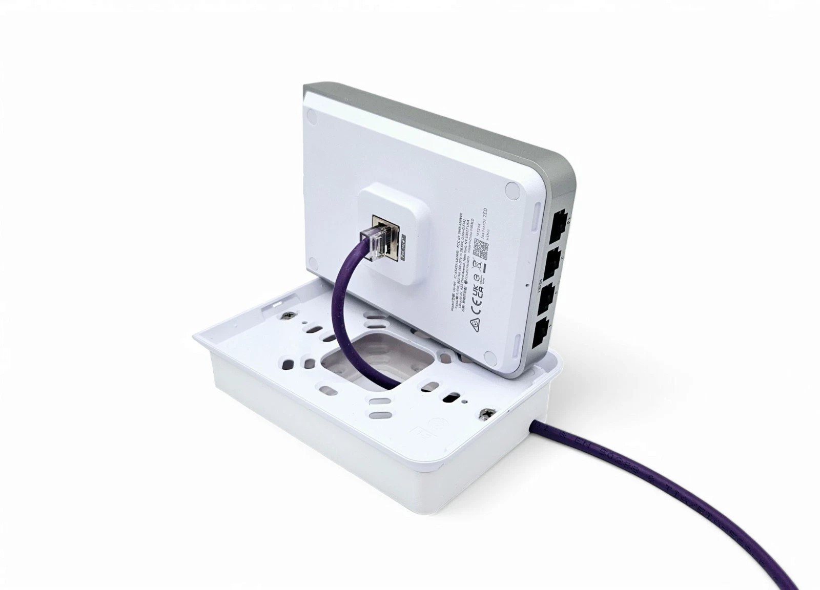 U6 In-Wall Surface Mount Junction Box Enclosure for Unifi U6 IW Access Point