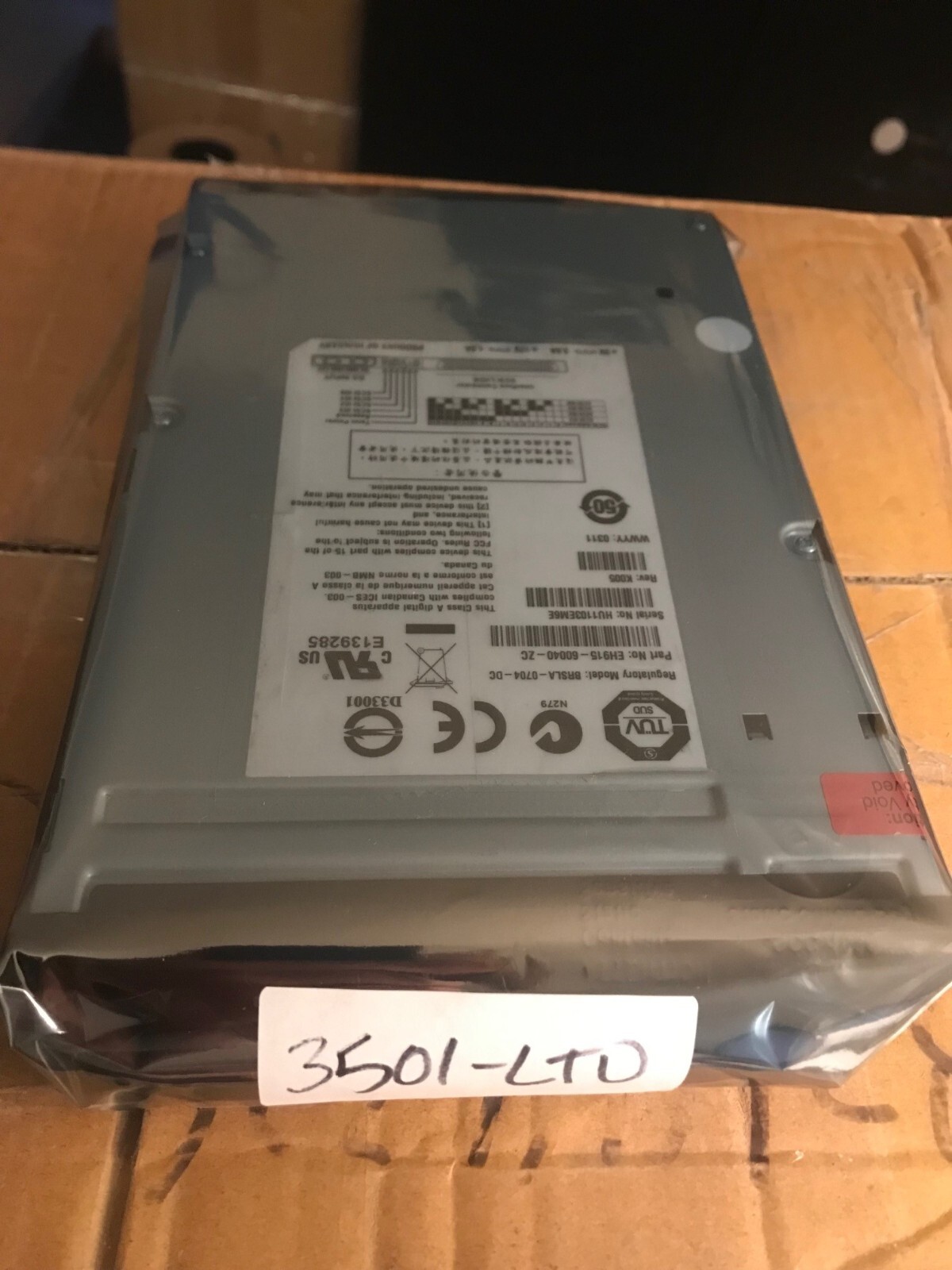 Tandberg 3501-LTO (800GB/1.2TB) LTO4 HH Internal LVD Tape Drive