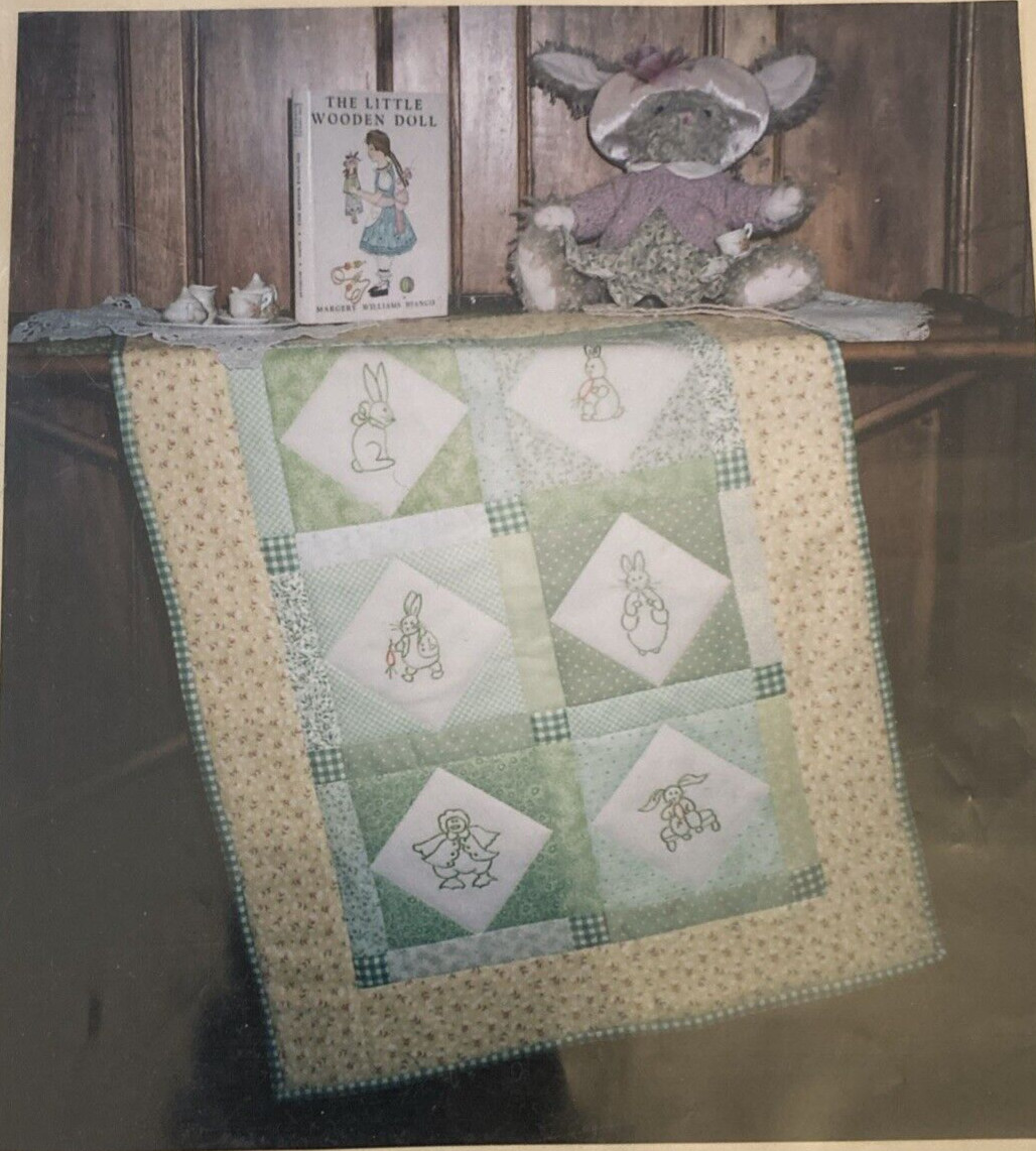 Rare Lee Prairie Designs GERTIE MCDUCK & BUNNY FRIENDS Quilt 2008 pattern