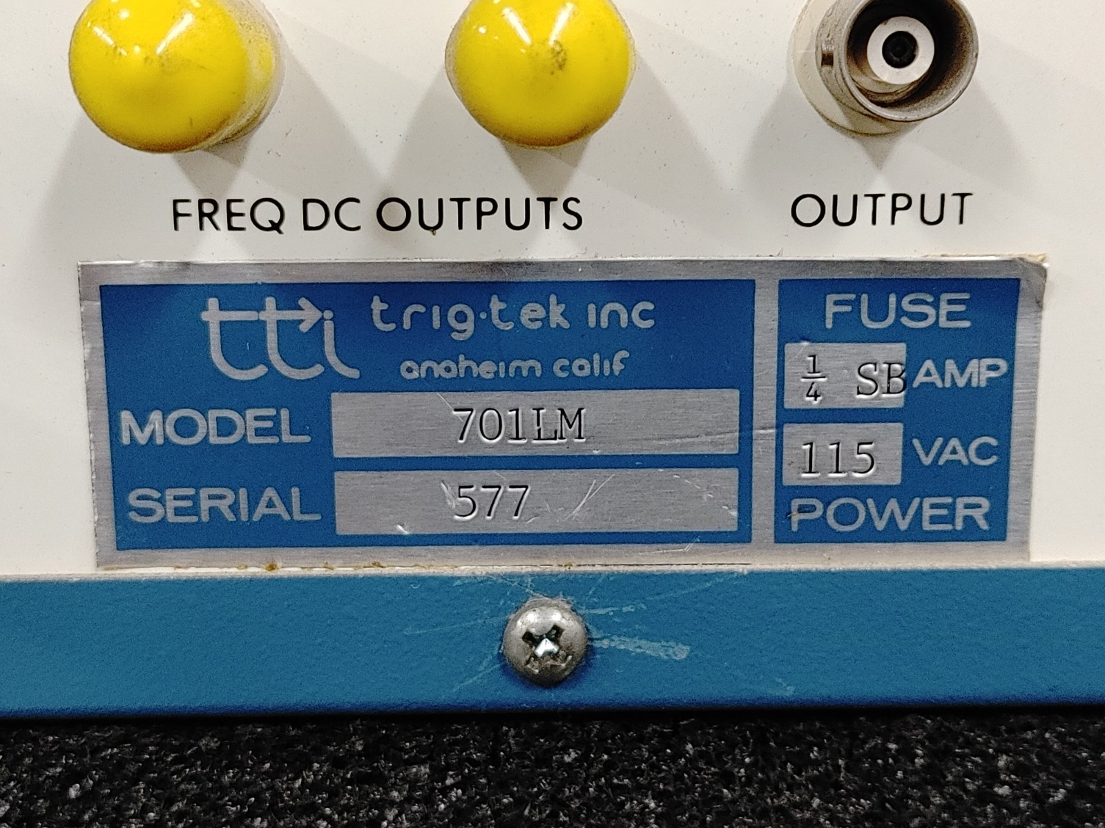 TTI Trig-Tek Model 701LM 701 Series Sweep Generator