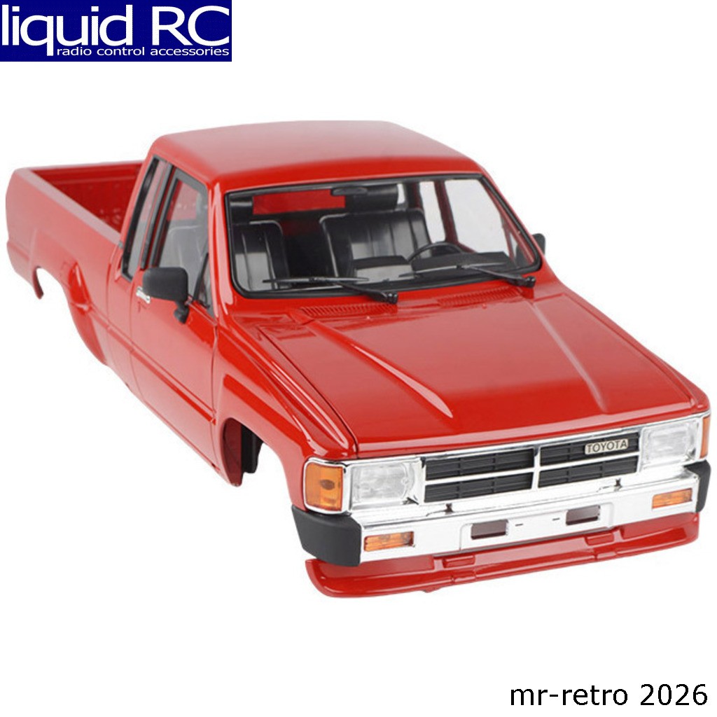 RC4WD Z-B0020 1987 Toyota Xtracab Hard Body Complete Set (Red)