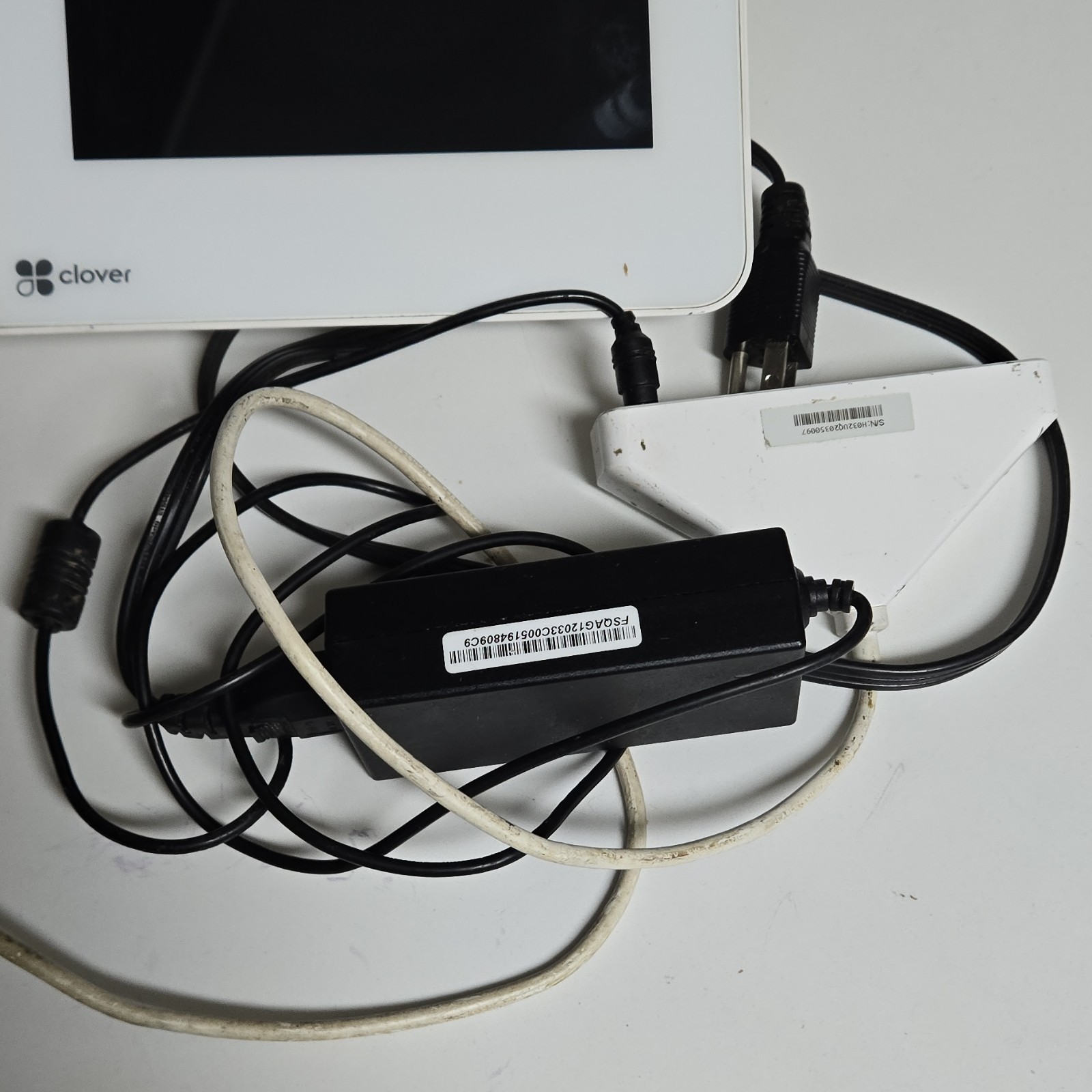 Clover POS System Terminal with Card Reader and Power Adapter Included