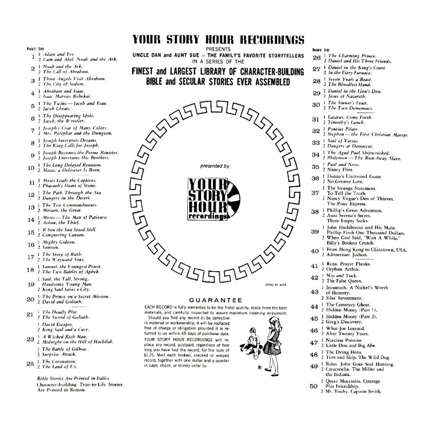 Your Story Hour Classic Records - 46 in all = 92+ shows