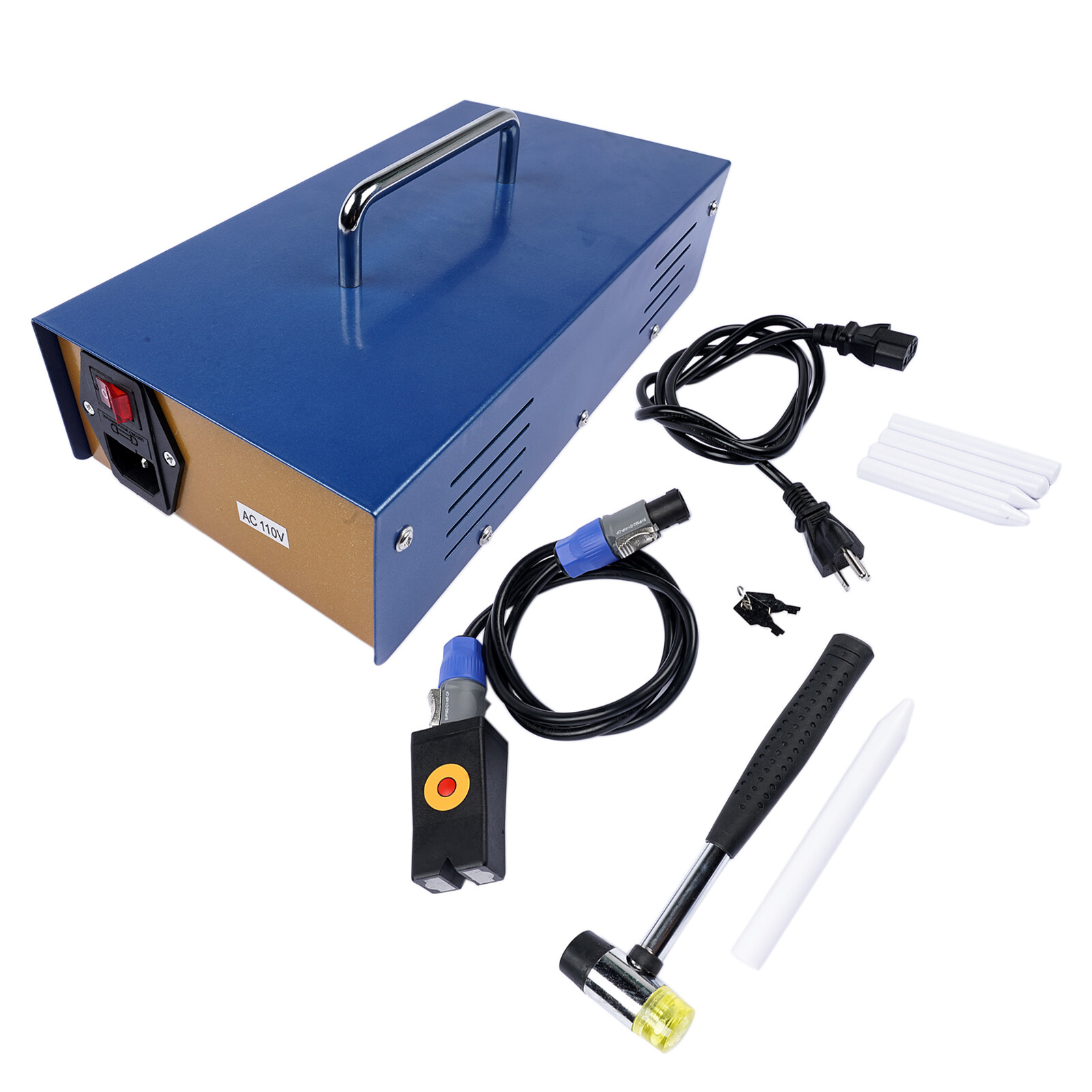 1380W PDR Induction Heater Machine Car Paintless Dent Repair Tool Kit 110-120V