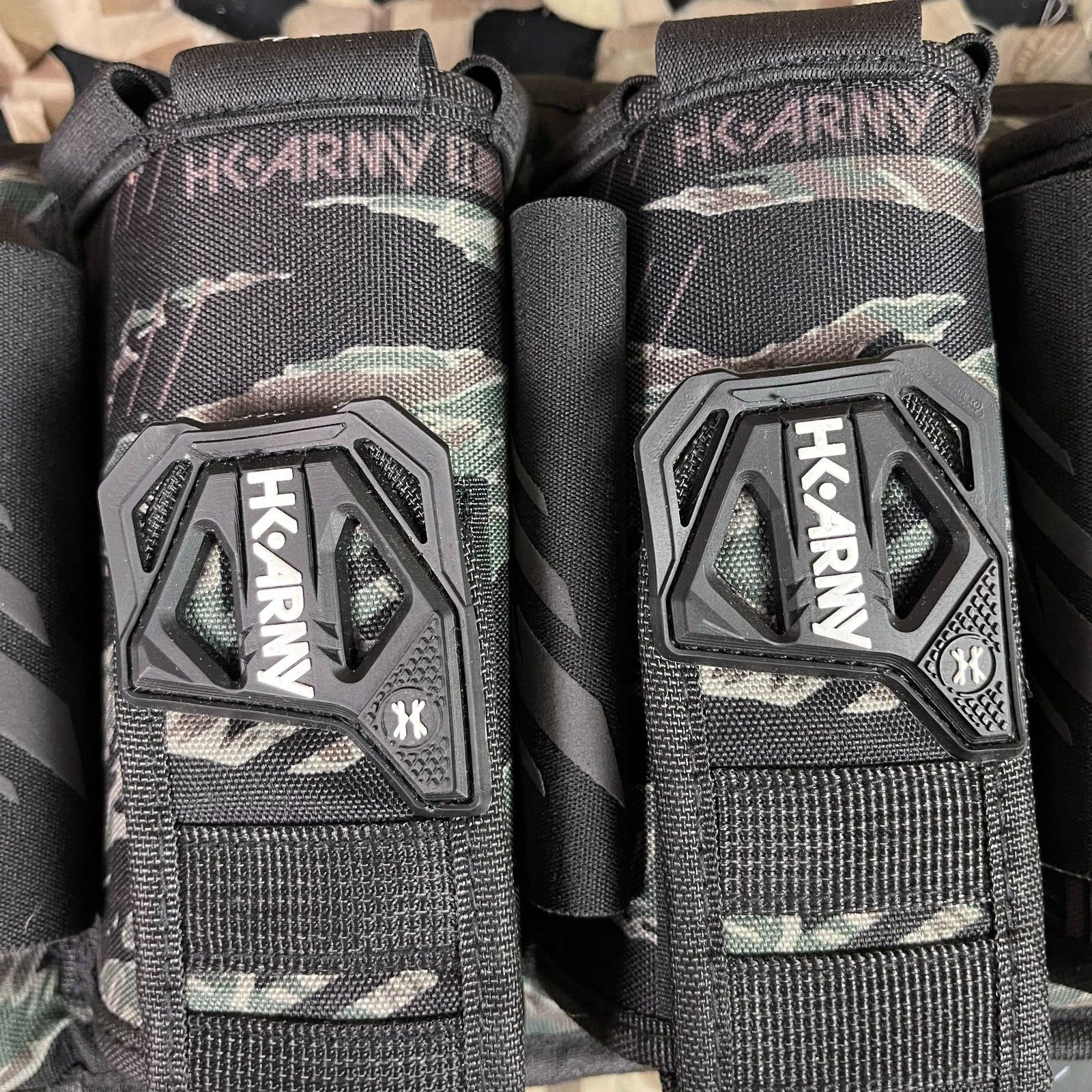 NEW HK Army Eject 4+3 Paintball Harness - Tigerstripe