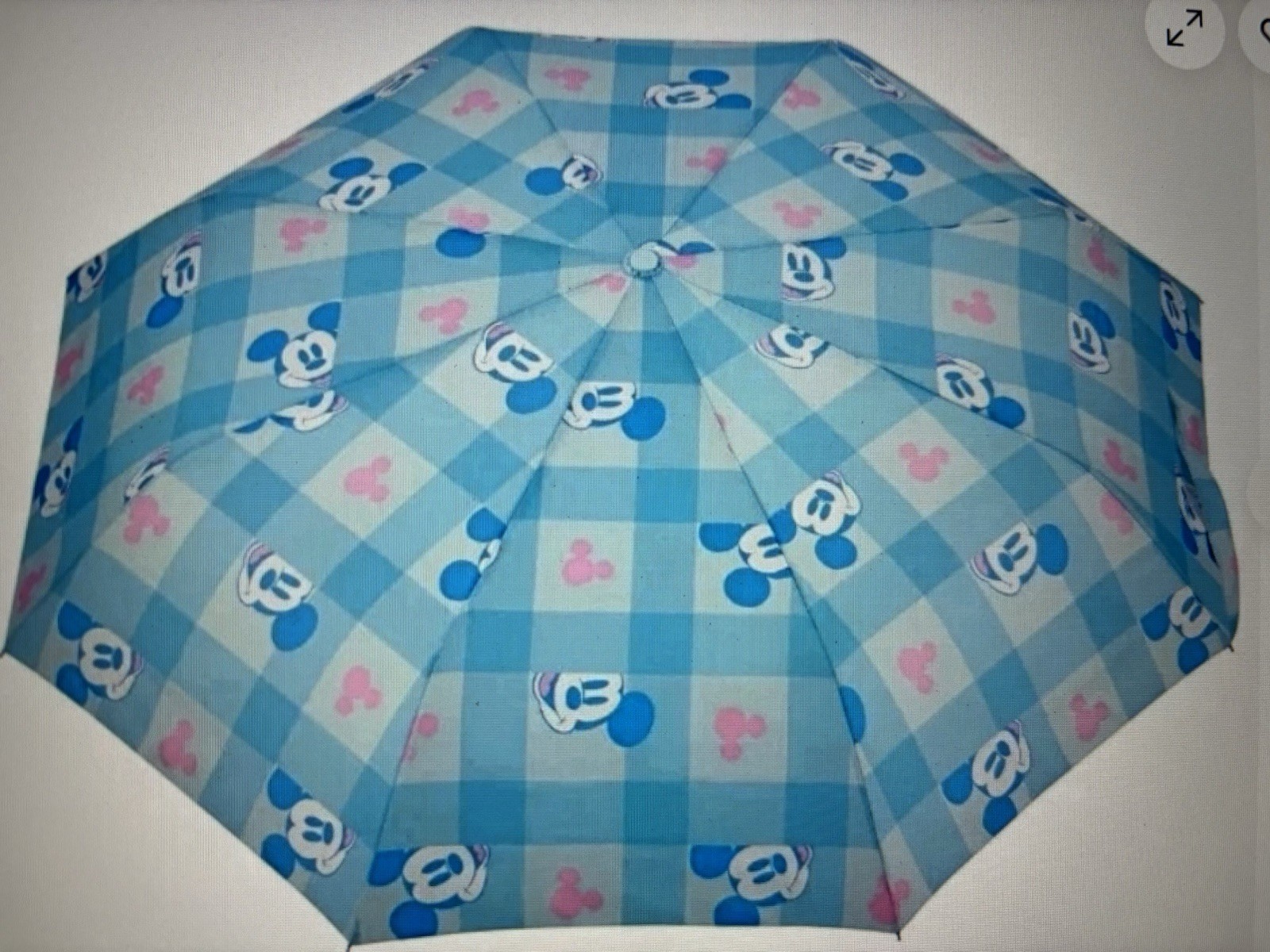 Disney Mickey Mouse Rain Umbrella Auto Open