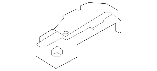 Genuine Volkswagen Control Module Cover 0Z1-915-521-L