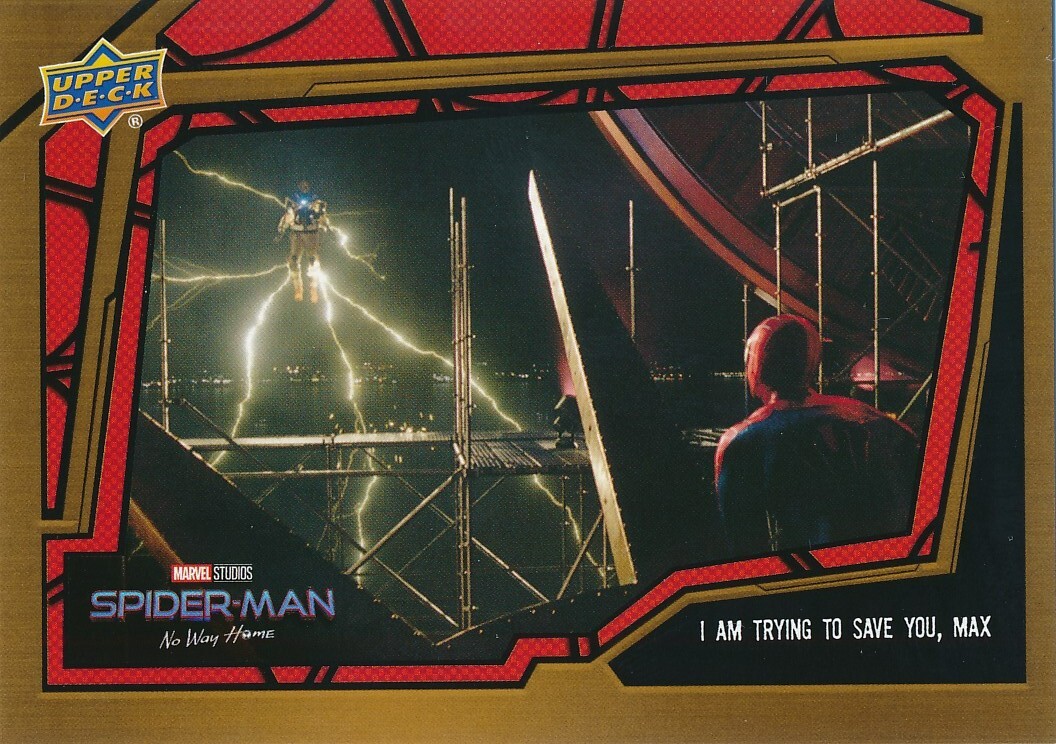 #26 TRYING TO SAVE YOU, MAX ELECTRO 2023 Upper Deck Spider-Man No Way Home