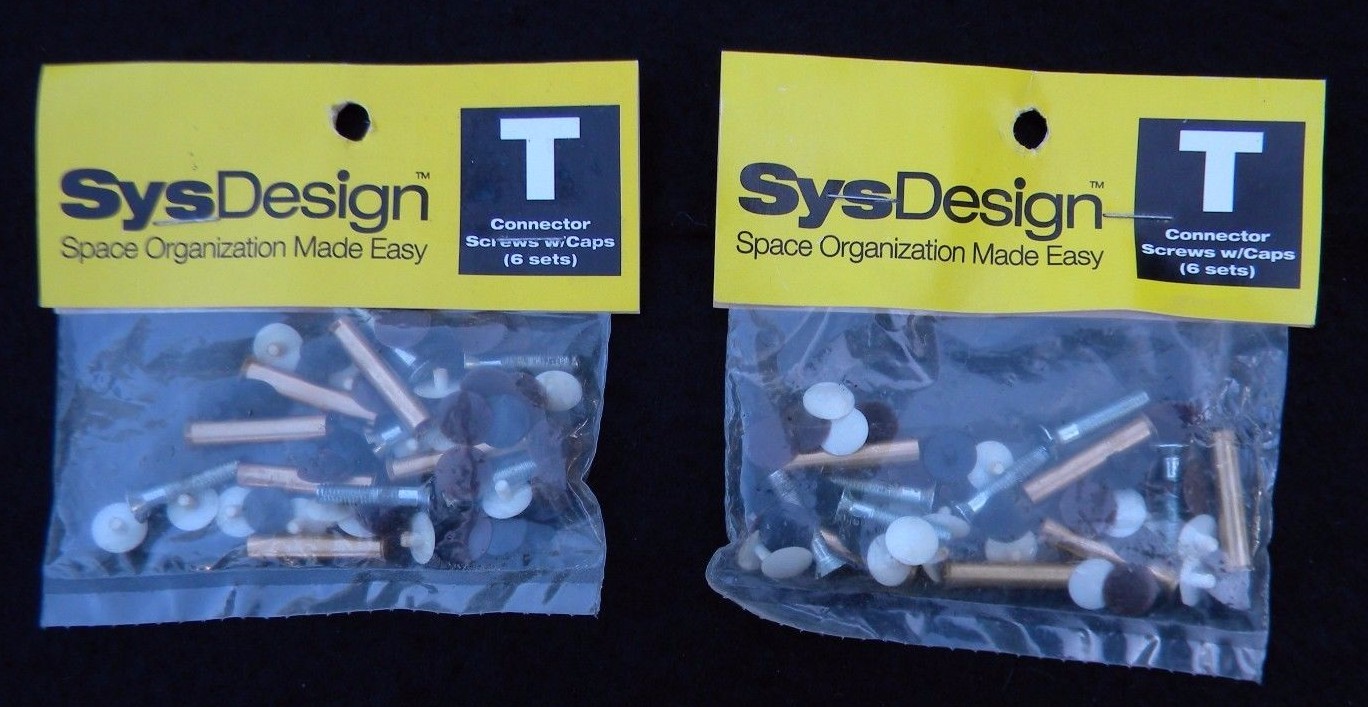 2) PACKS OF MacMillan SysDesign CONNECTOR SCREWS W/ CAPS