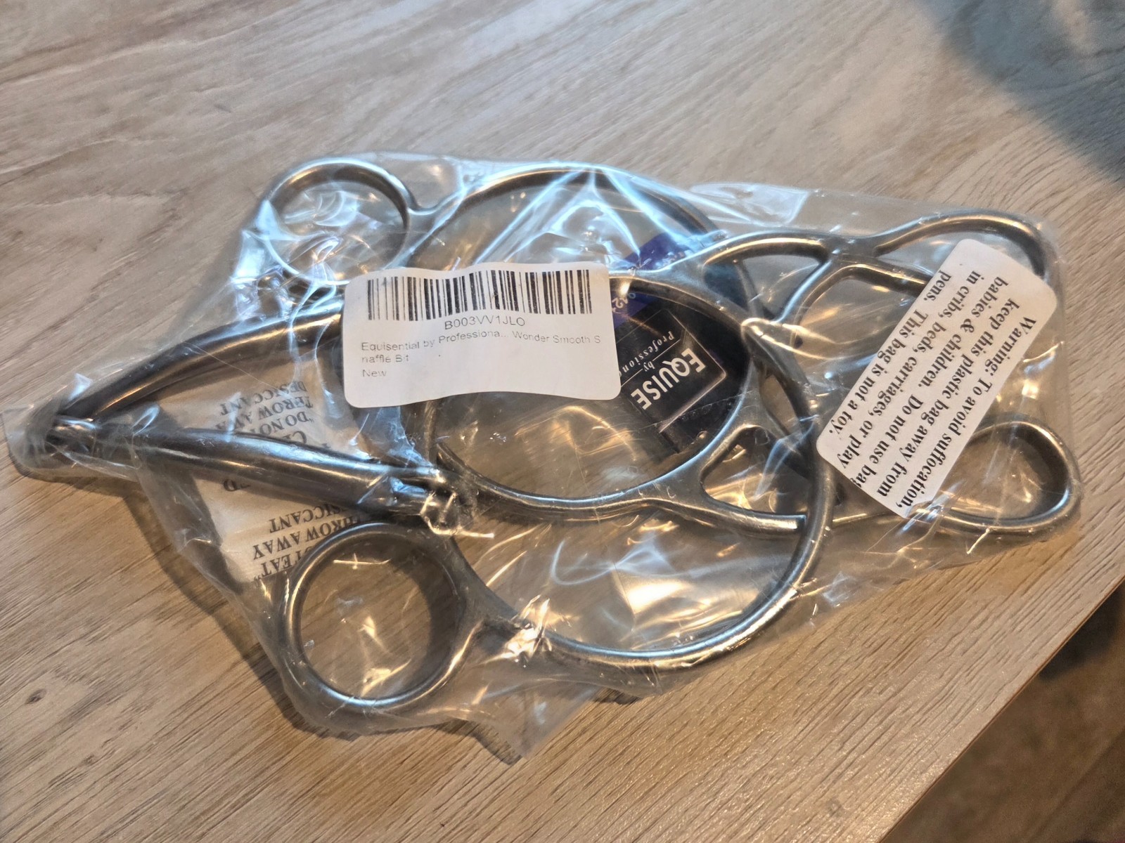 Equisential by Professionals Choice Equine Wonder Smooth Snaffle Bit