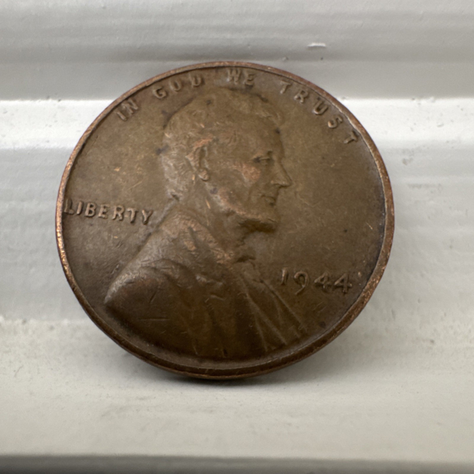 1944 Lincoln Wheat Small Cent Bronze Coin Circulated BN Uncertified