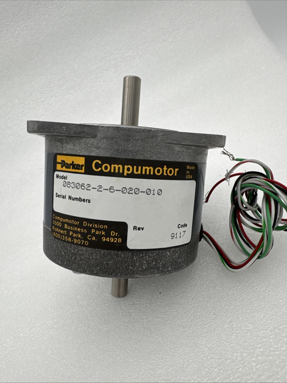PARKER 83-62 083062-2-6-020-010 Compumotor 83-62 Stepper Motor NEW - Expedite US