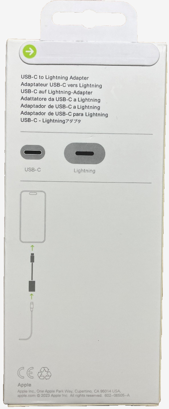 Apple USB-C To Lightning Adapter A2868
