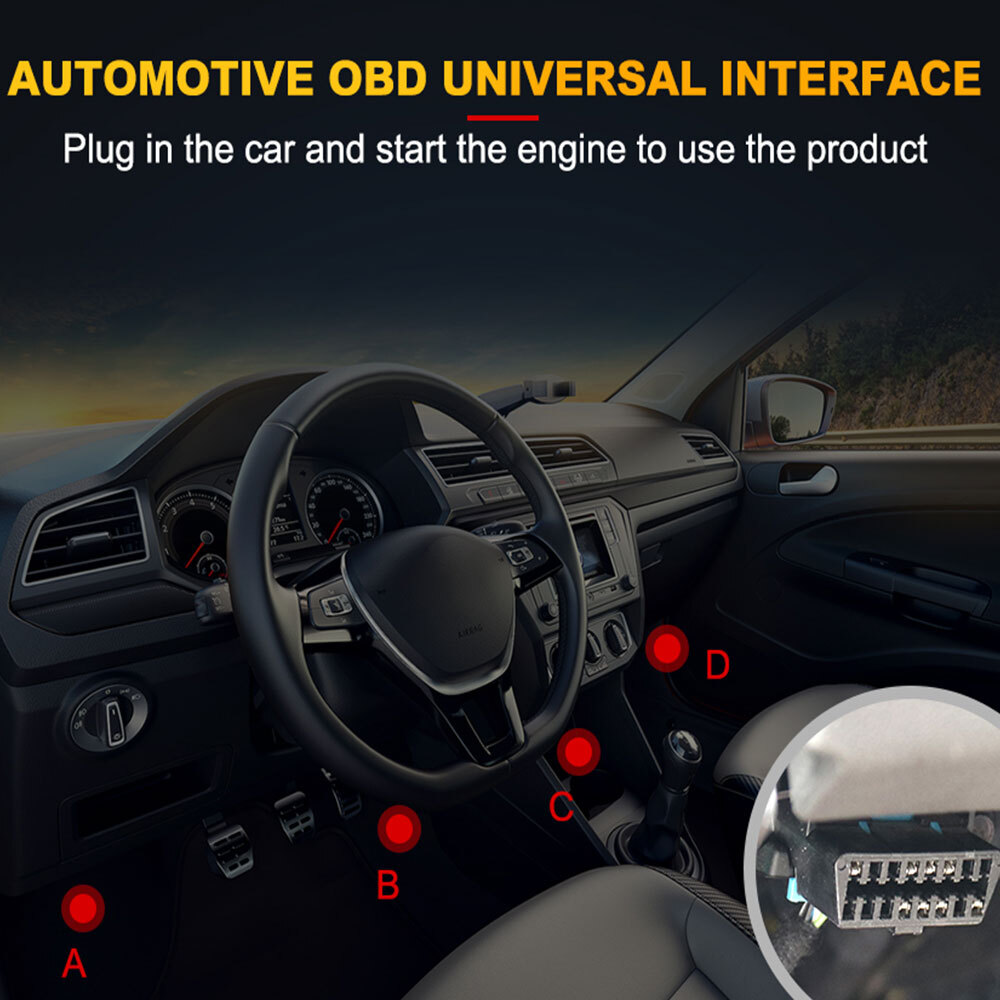 V520 OBD2 Scanner Professional Auto Engine System Automotive Car Diagnostic Tool