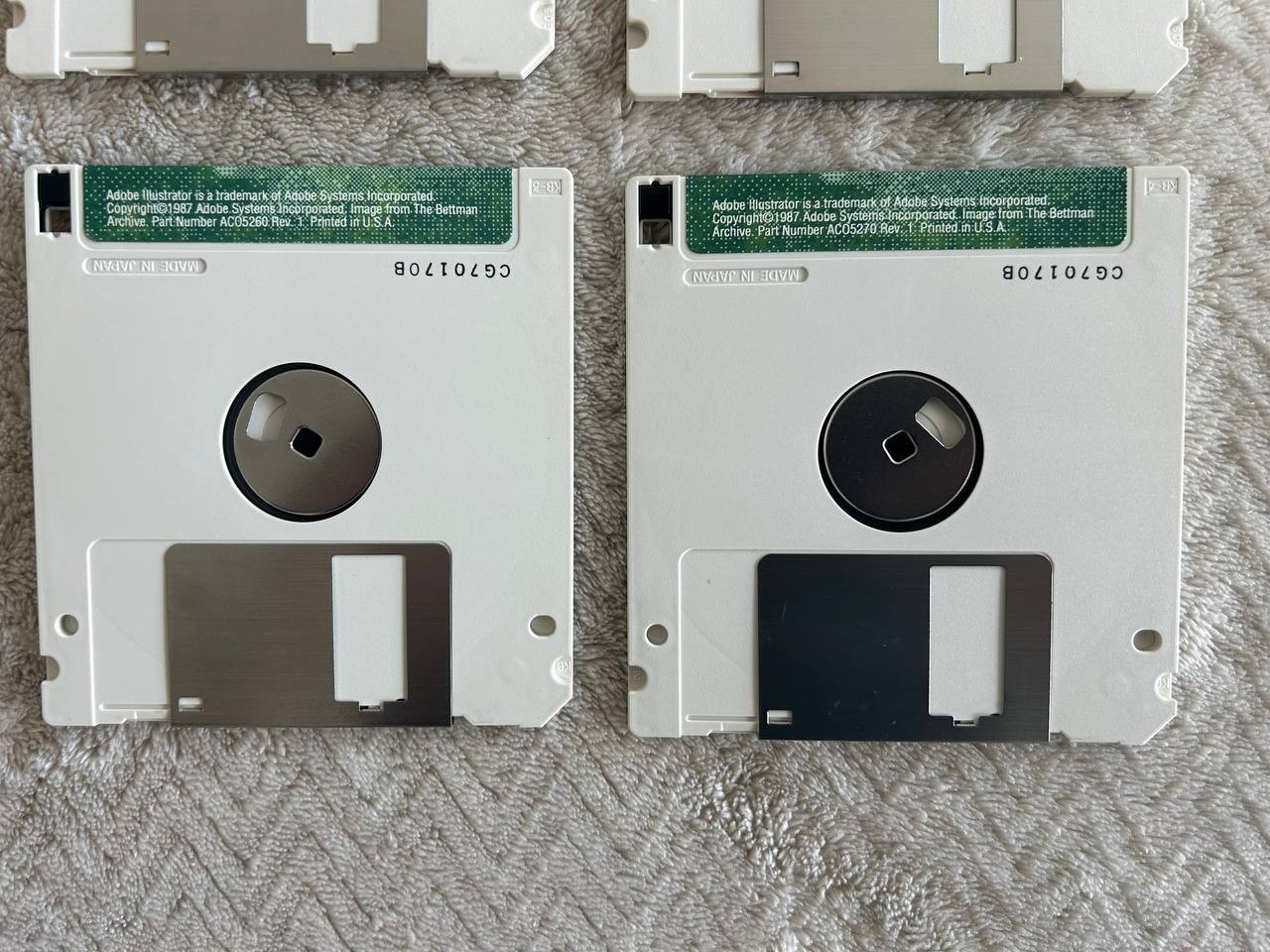 Adobe Illustrator 88. Vintage Apple Macintosh software 1987-1987 years