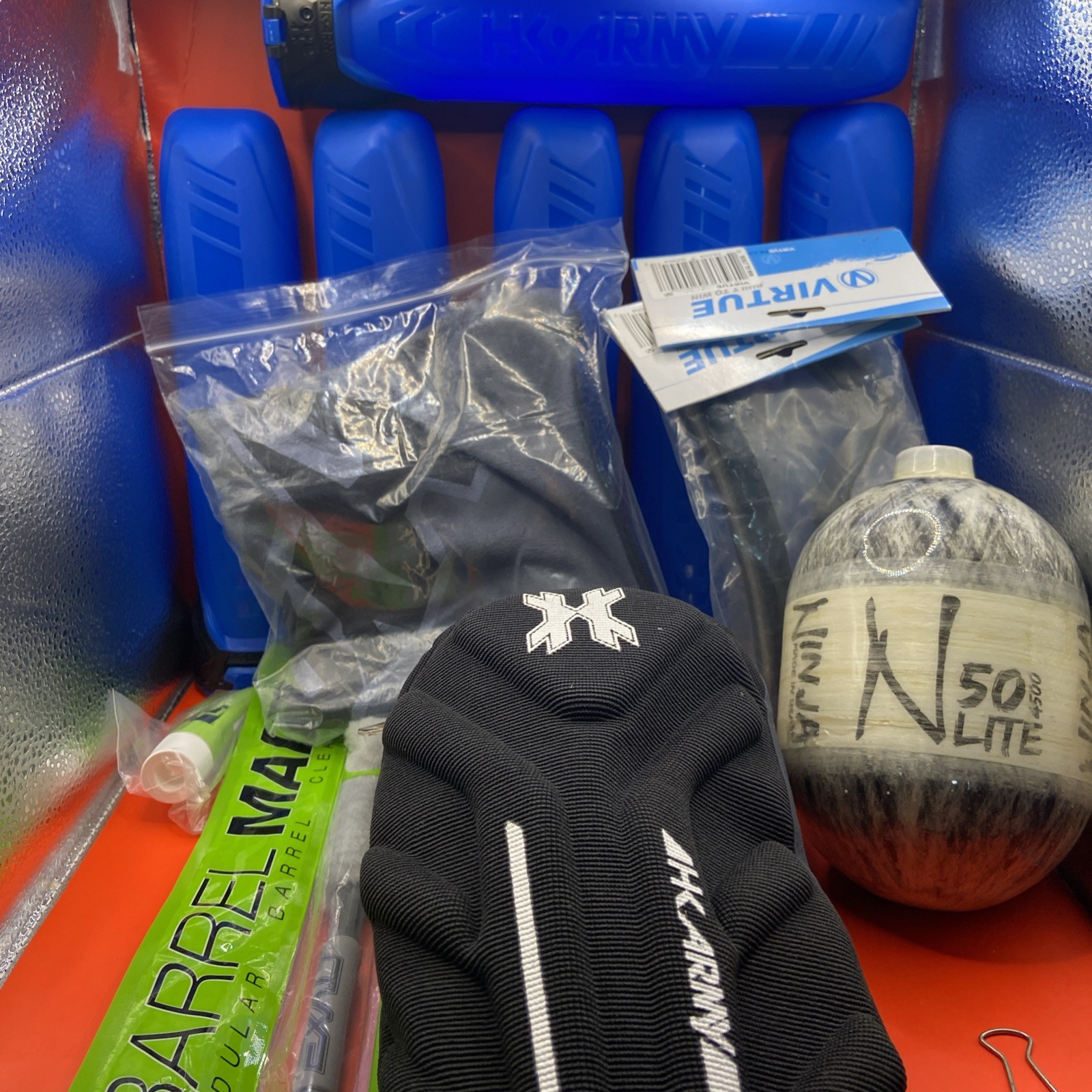 Paintball Lot Package Bundle Paintball Accessories All New Unused Tank Pads